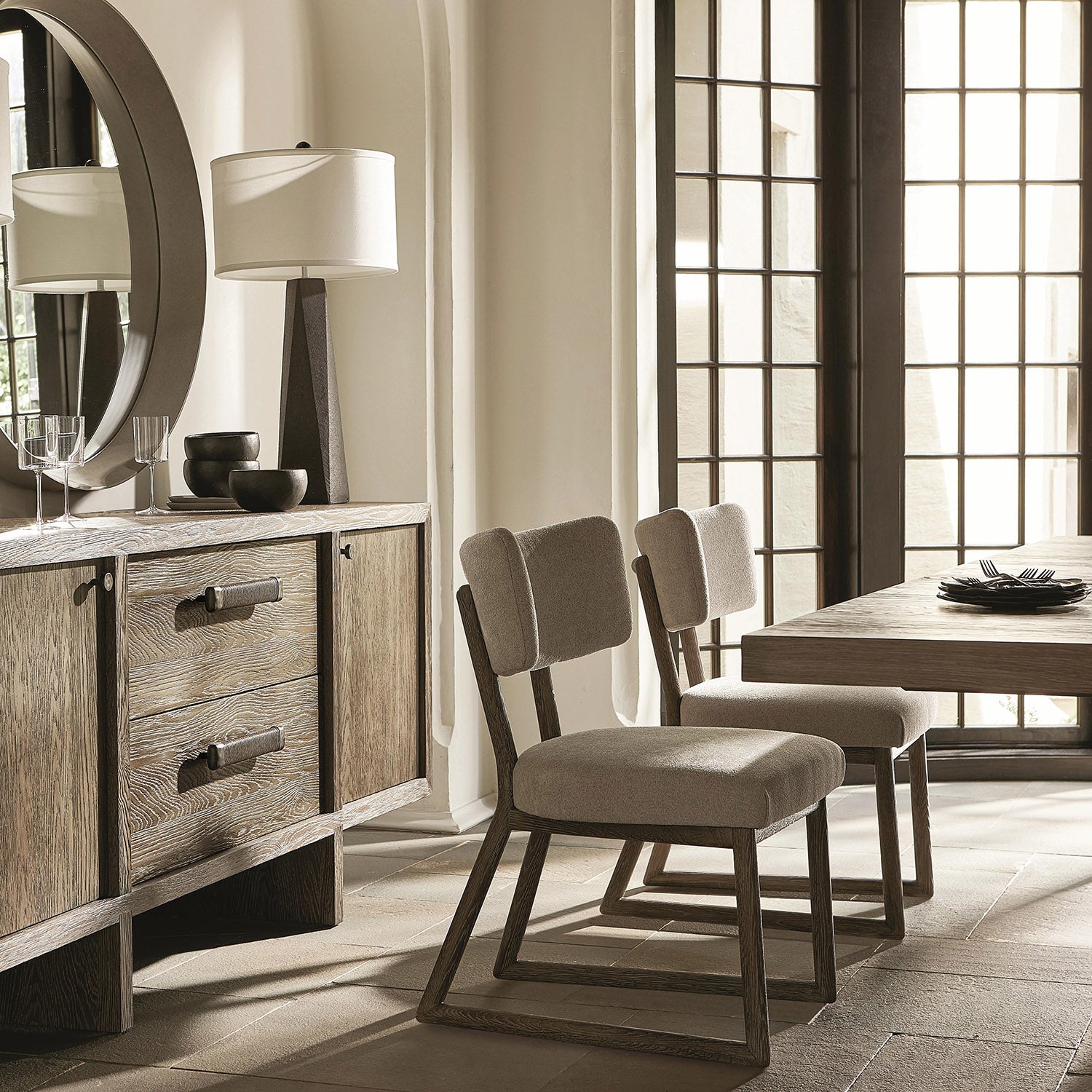 Bernhardt Casa Paros Round Mirror