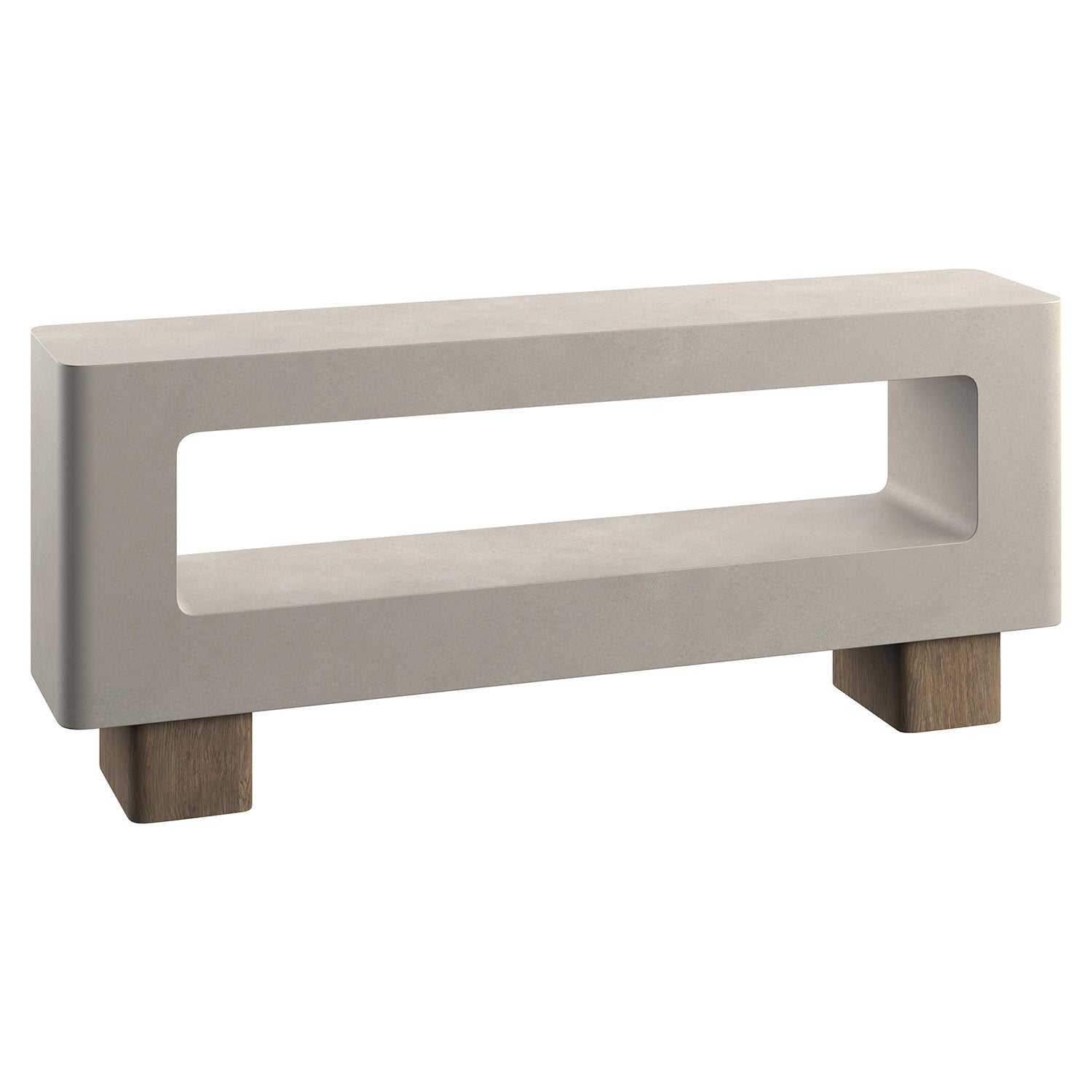 Bernhardt Casa Paros Concrete Console Table