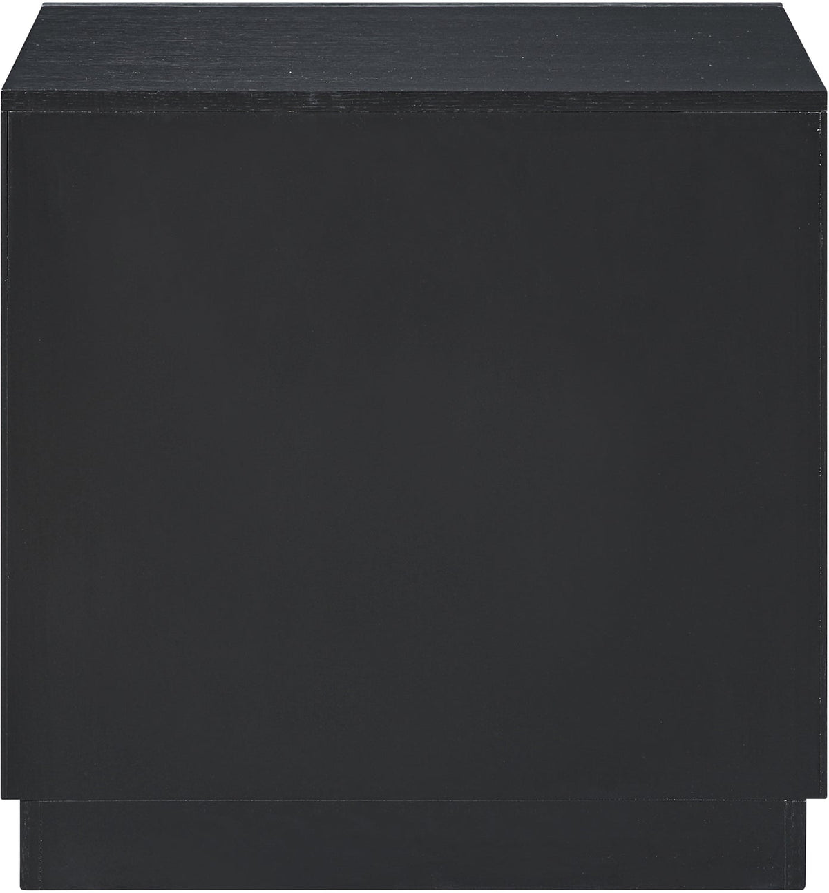 Weave 24in Black Oak Veneer Nightstand Set of 2