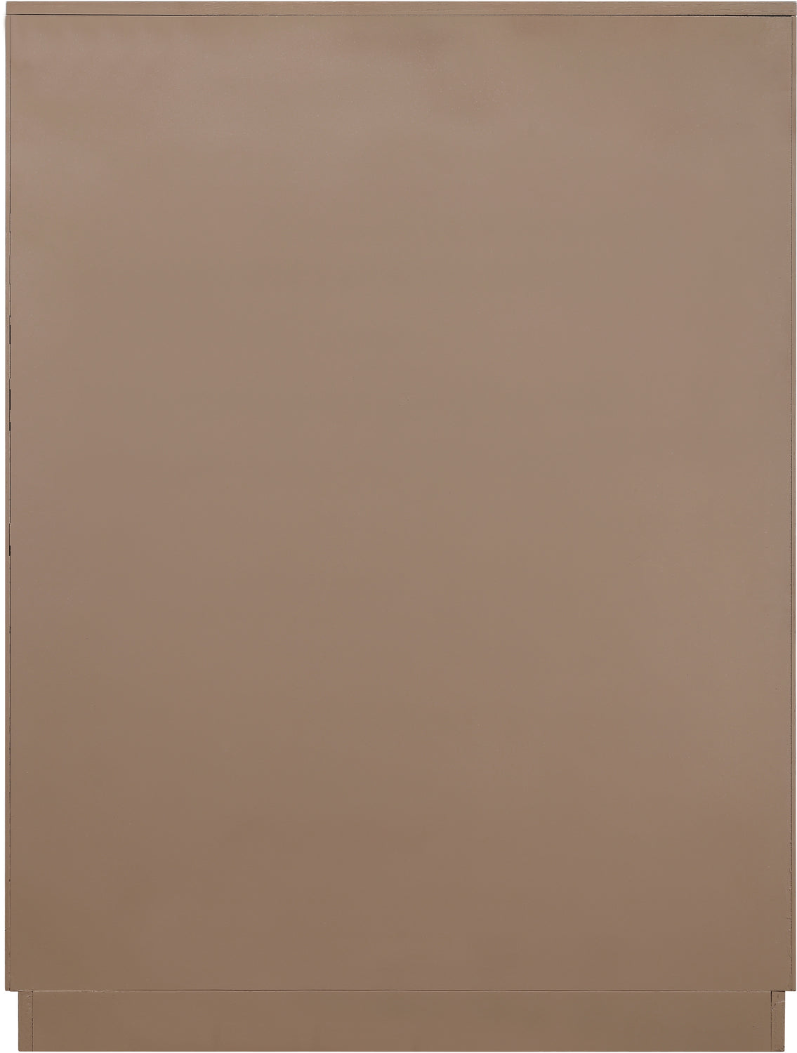 Weave Brown Oak Veneer Chest