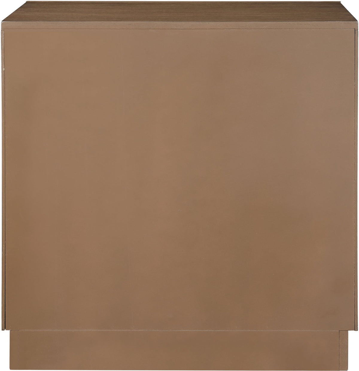 Weave 24in Brown Oak Veneer Nightstand Set of 2