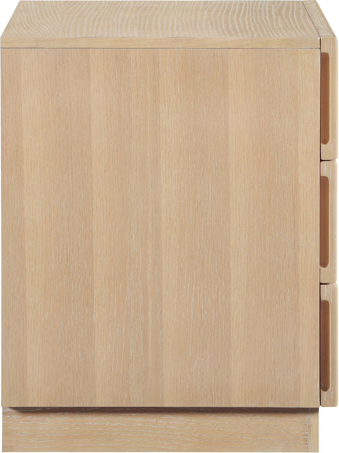 Weave 24in Natural Oak Veneer Nightstand Set of 2