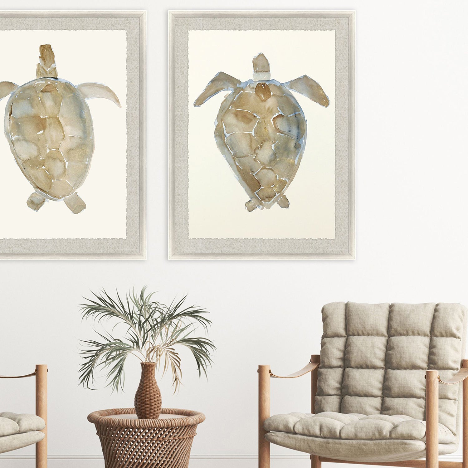 Adamson-Ray Neutral Turtle II Framed Art
