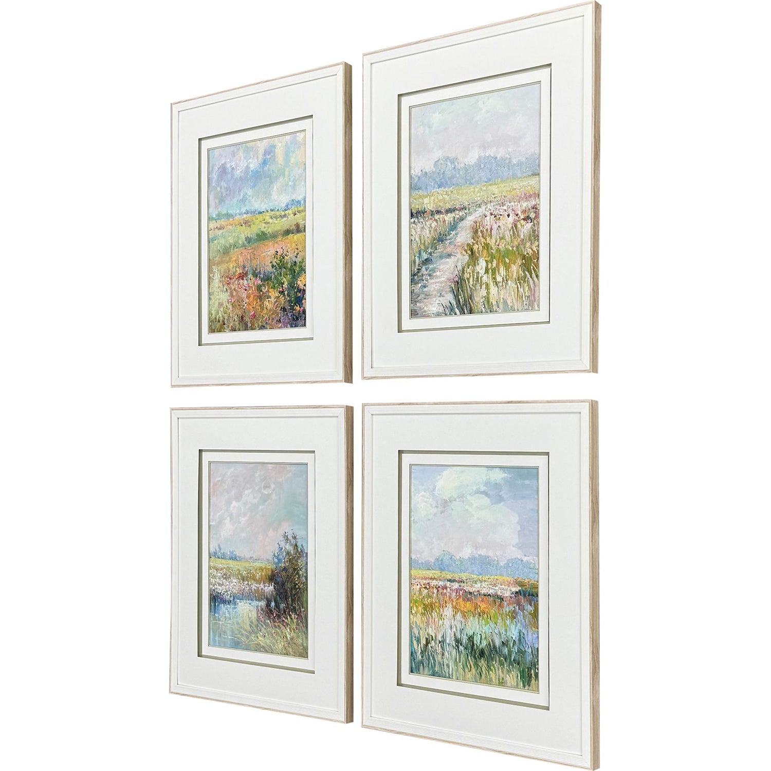 Thomas Colors of Spring Framed Artwork Set of 4