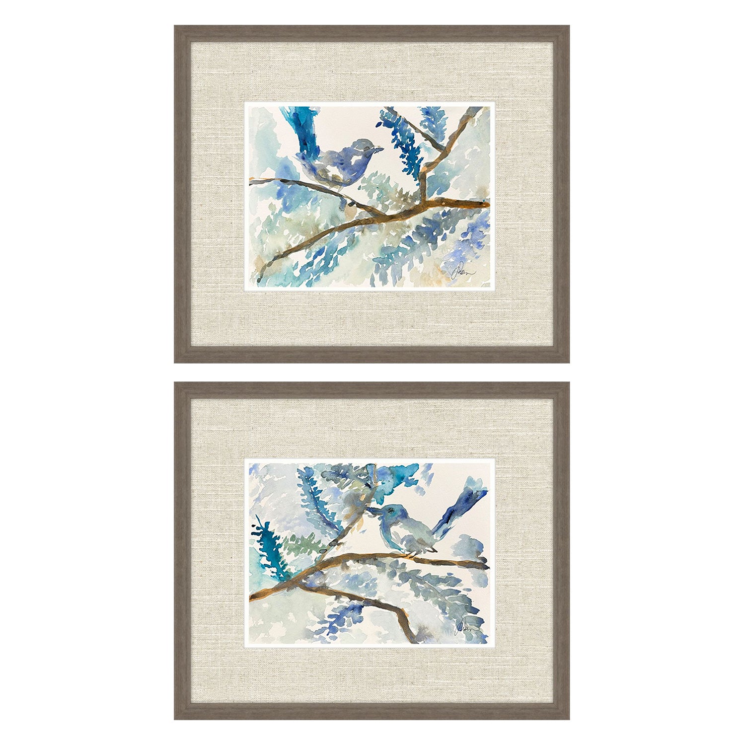 Adamson Ray Here Birdie Birdie Framed Artwork Set of 2