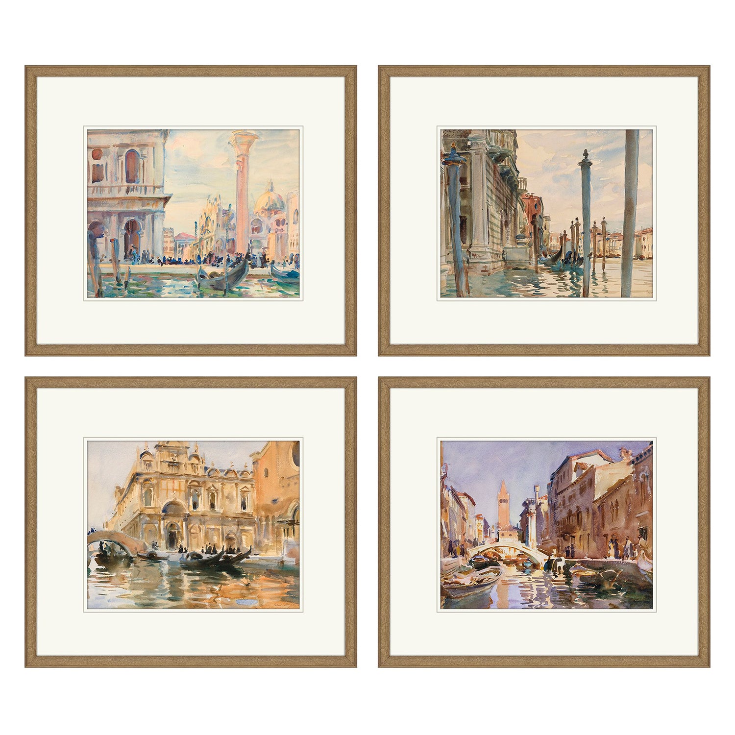 Sargent Venice Framed Artwork Set of 4