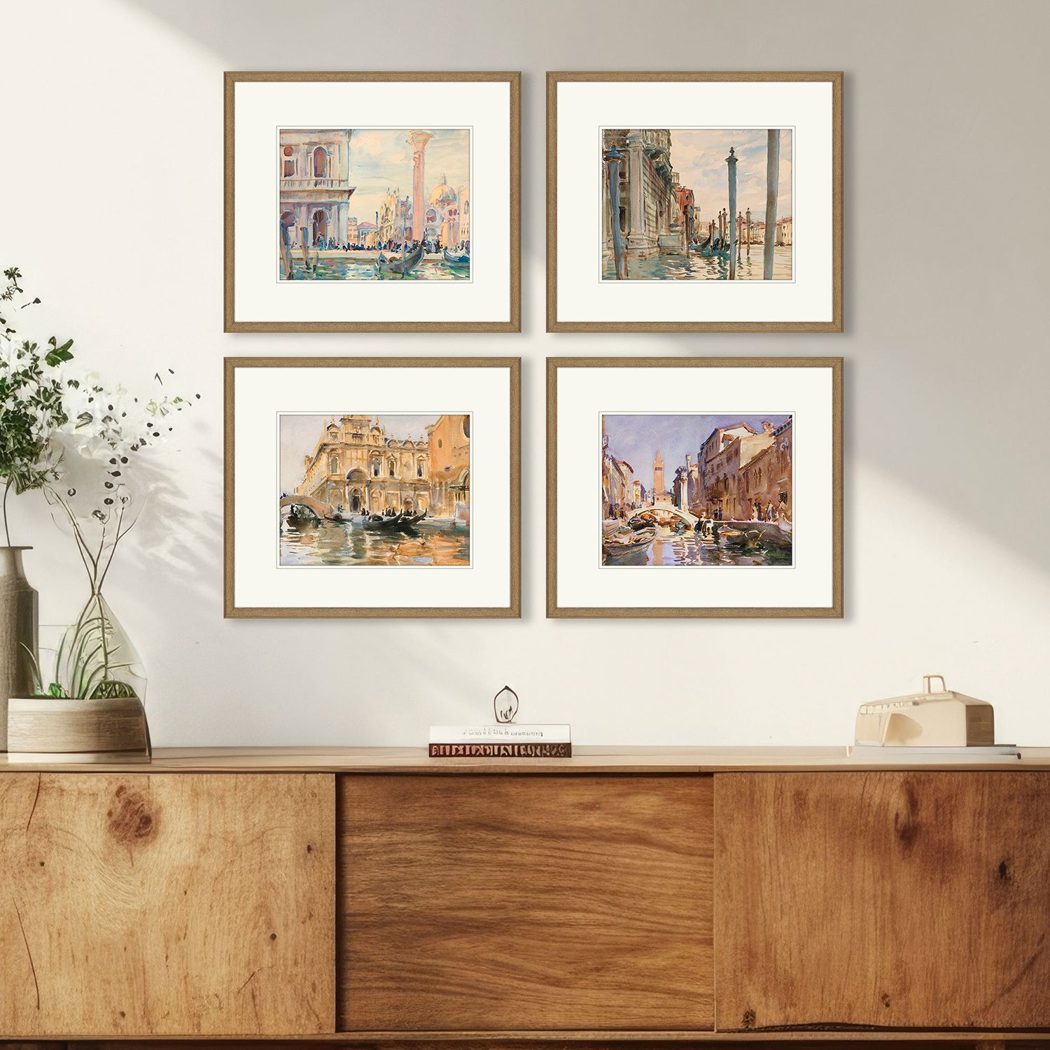 Sargent Venice Framed Artwork Set of 4