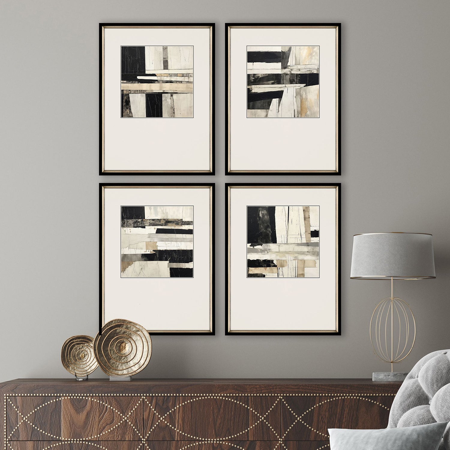 Lewis Liminal Framed Artwork Set of 4