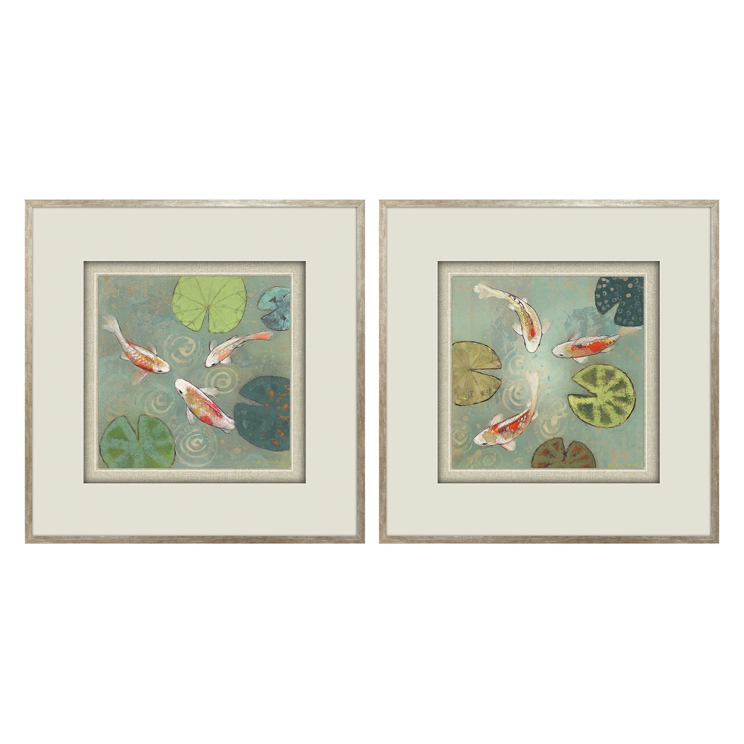 Koury Floating Motion Framed Artwork Set of 2
