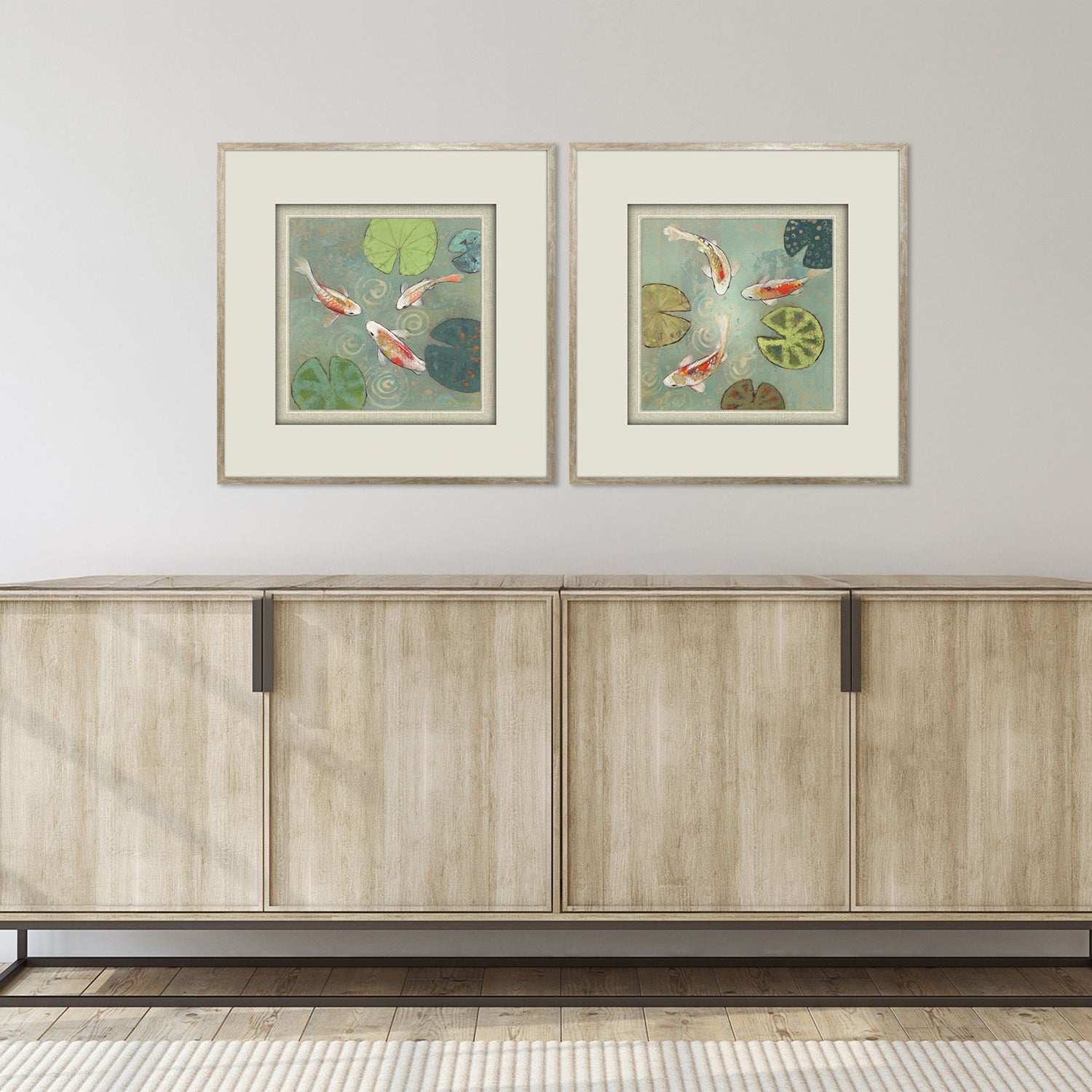 Koury Floating Motion Framed Artwork Set of 2