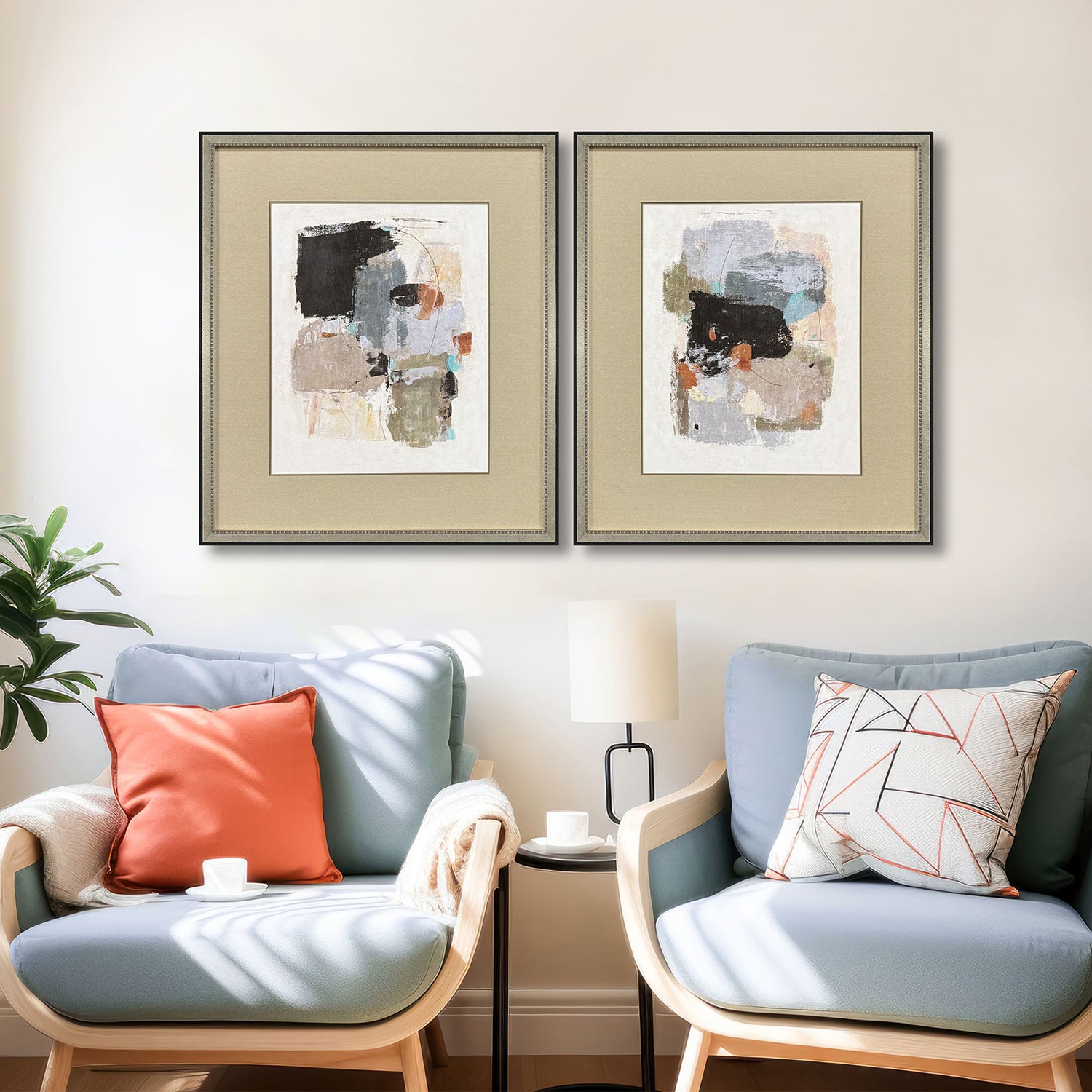 Nicoll Estrella Framed Artwork Set of 2