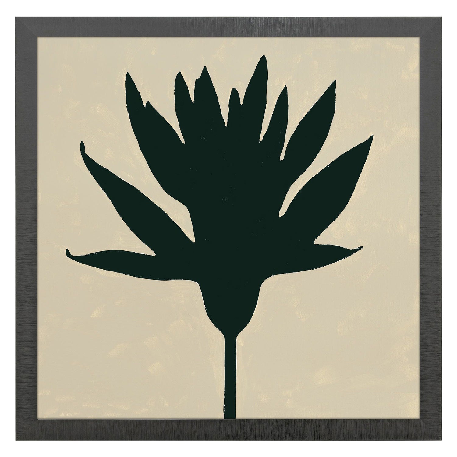 Jardine Floral Silhouettes II Framed Artwork