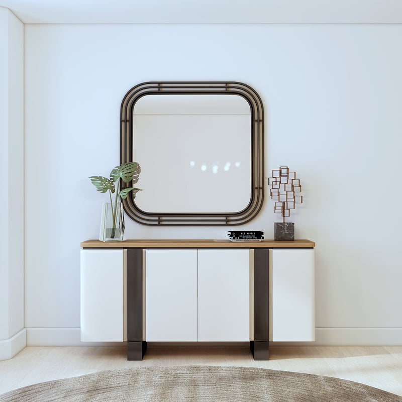 A.R.T. Furniture Portico Black Wall Mirror