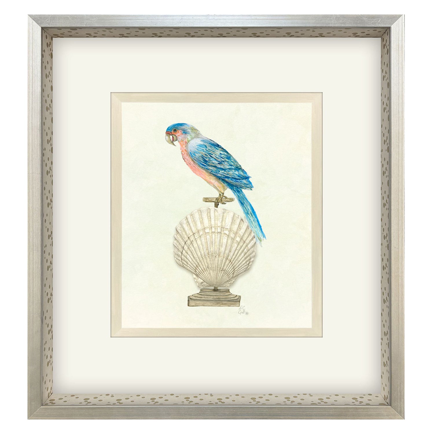 PopJoy Studio Treasure Parrot IV Framed Artwork