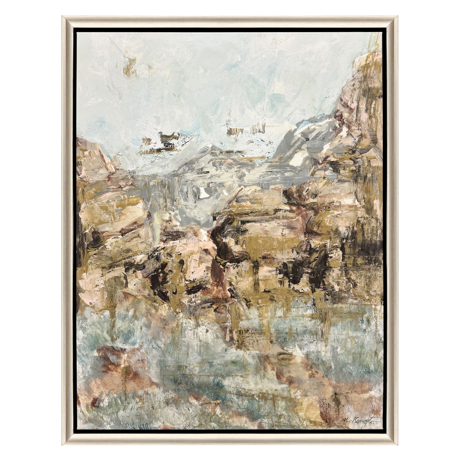 Remmington Rocky Reflections Ascent Canvas Art