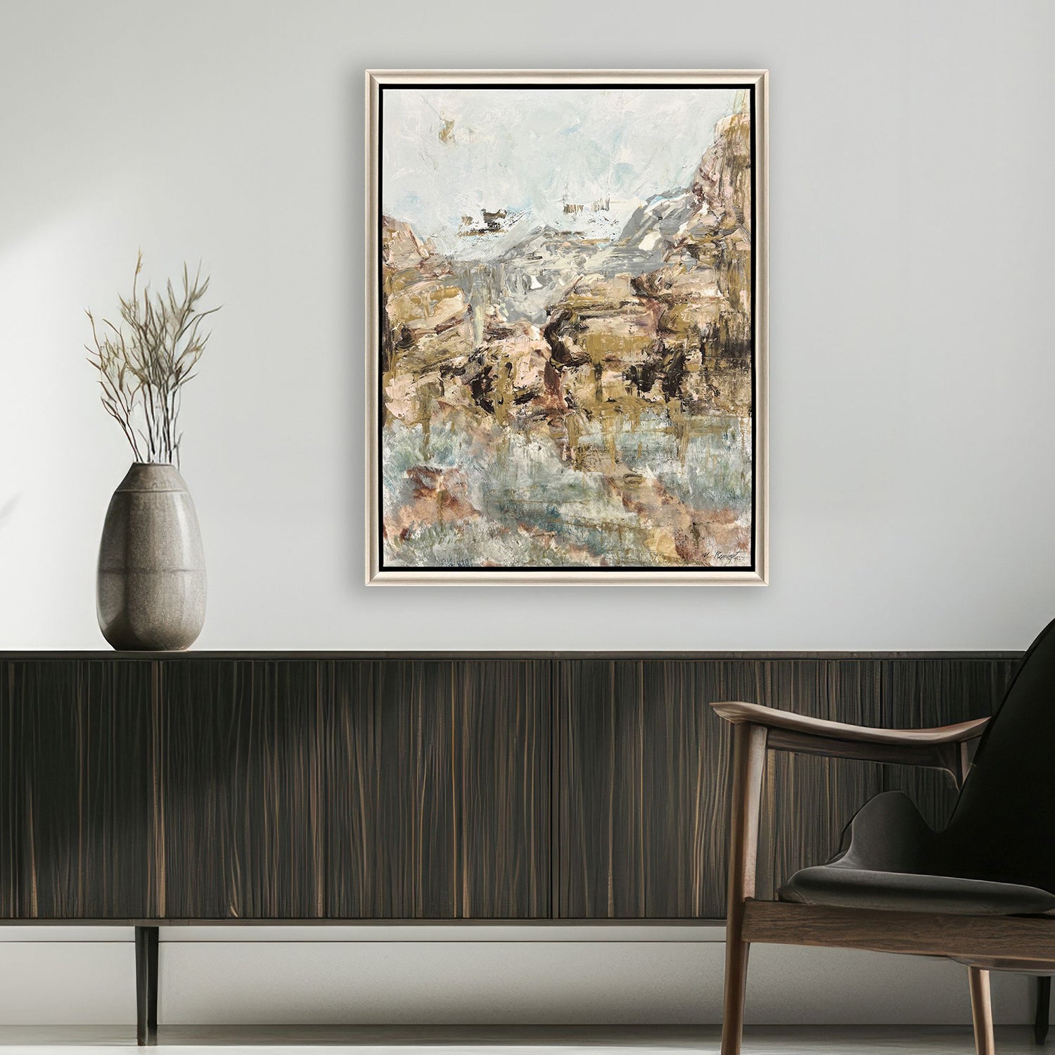 Remmington Rocky Reflections Ascent Canvas Art