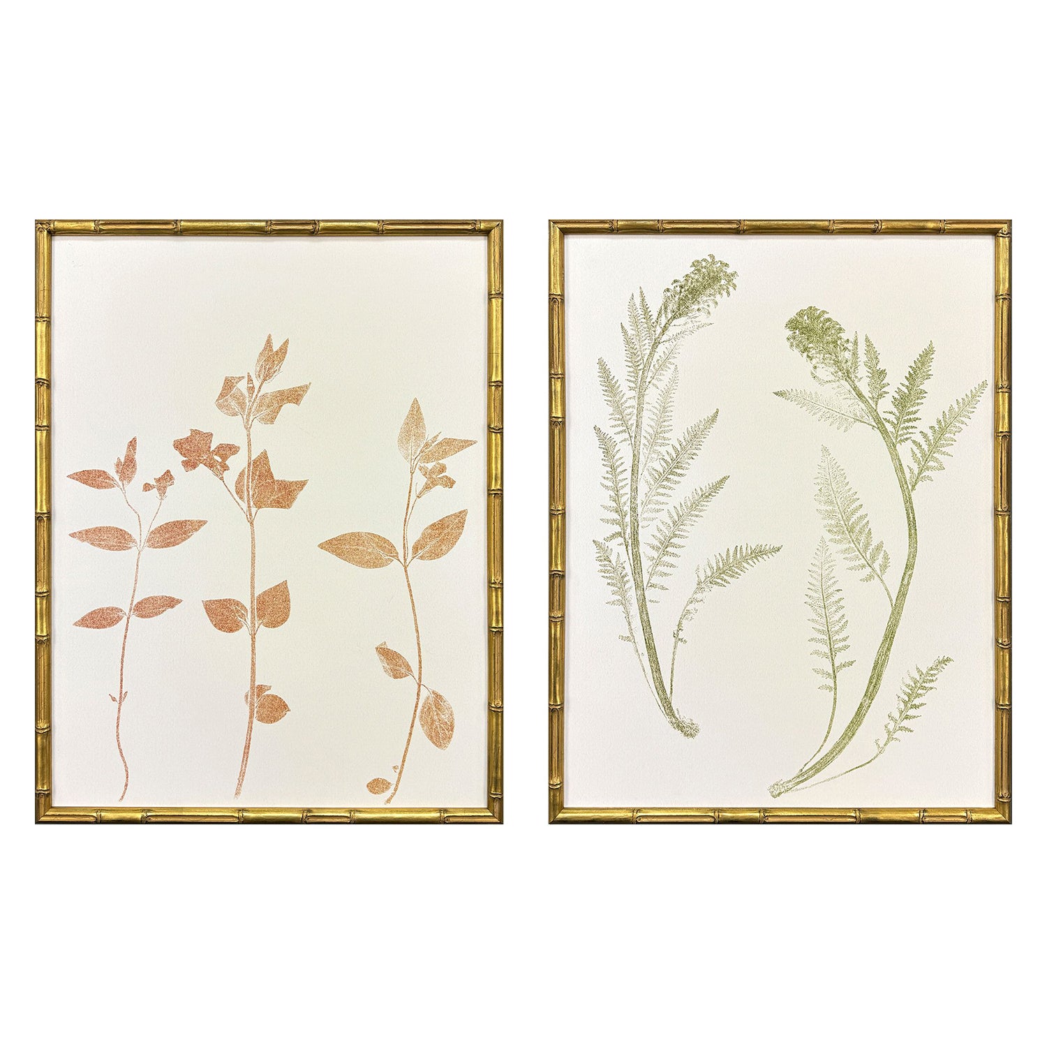 Bell Floral Trace I Framed Artwork Set of 2