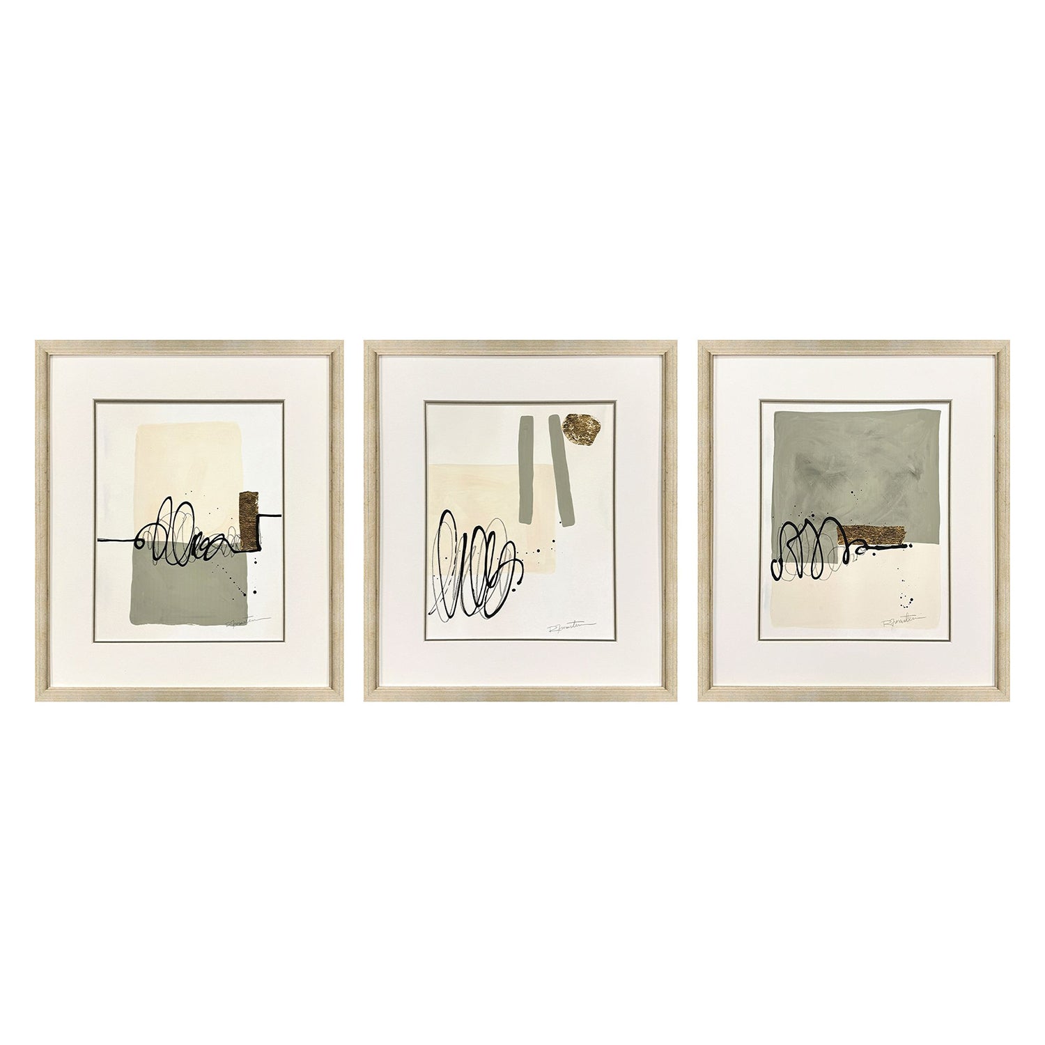 Fromstein Private Property Framed Artwork Set of 3