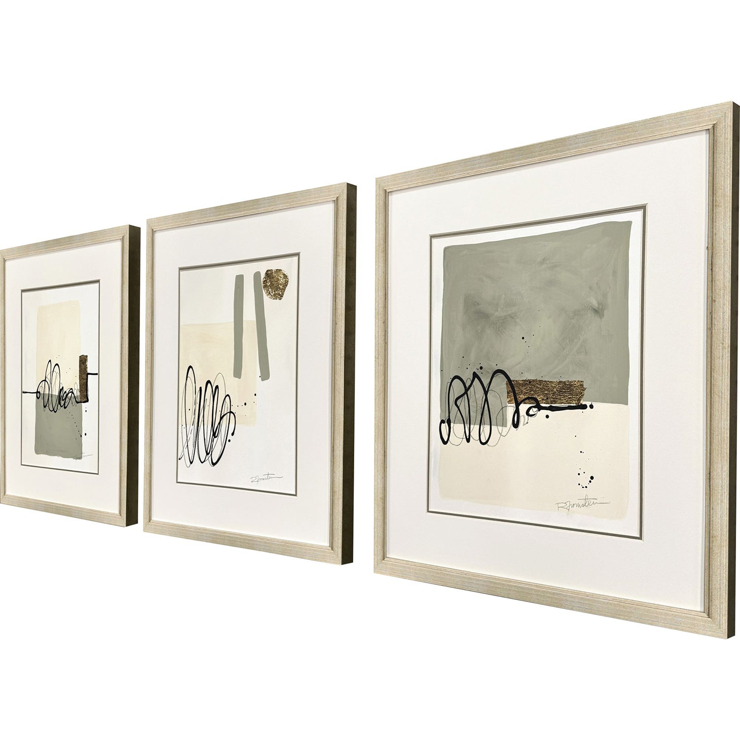 Fromstein Private Property Framed Artwork Set of 3