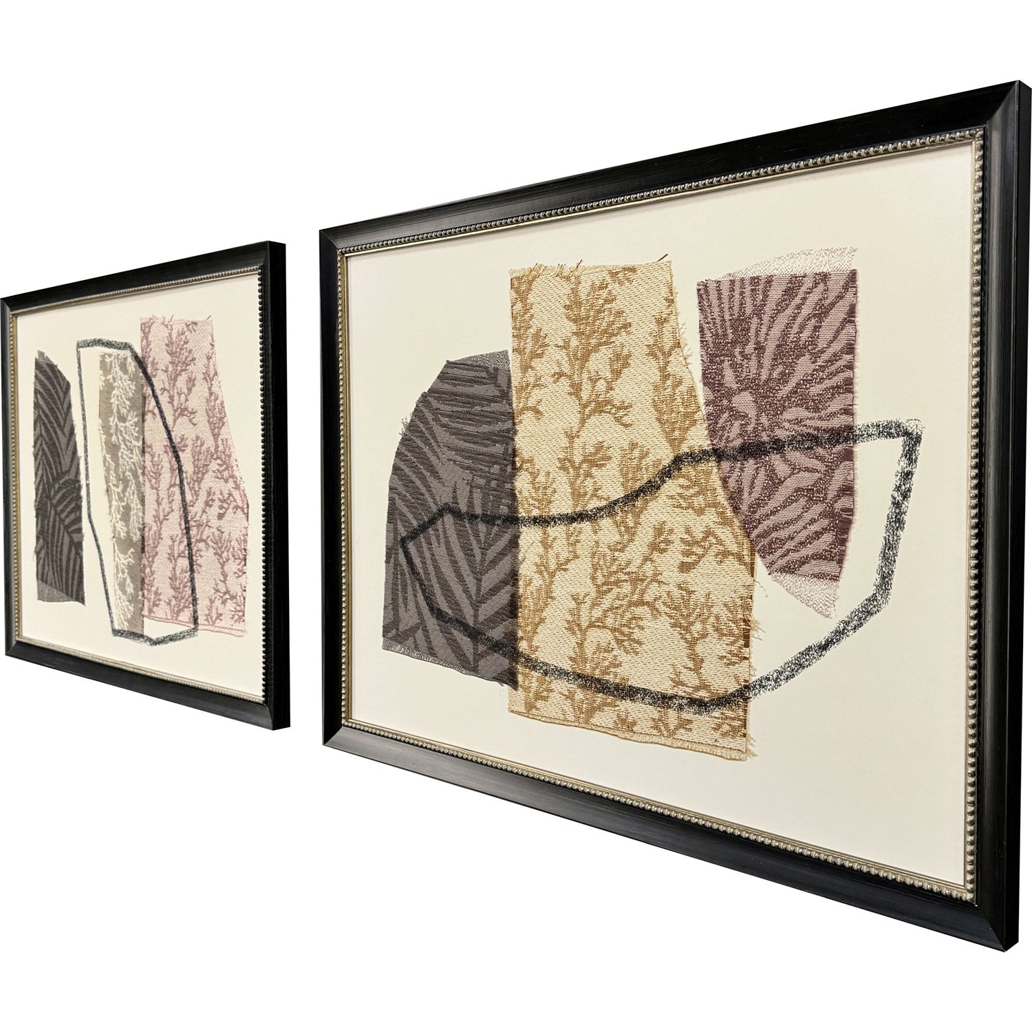 Hegre Bold Blends II Framed Artwork Set of 2