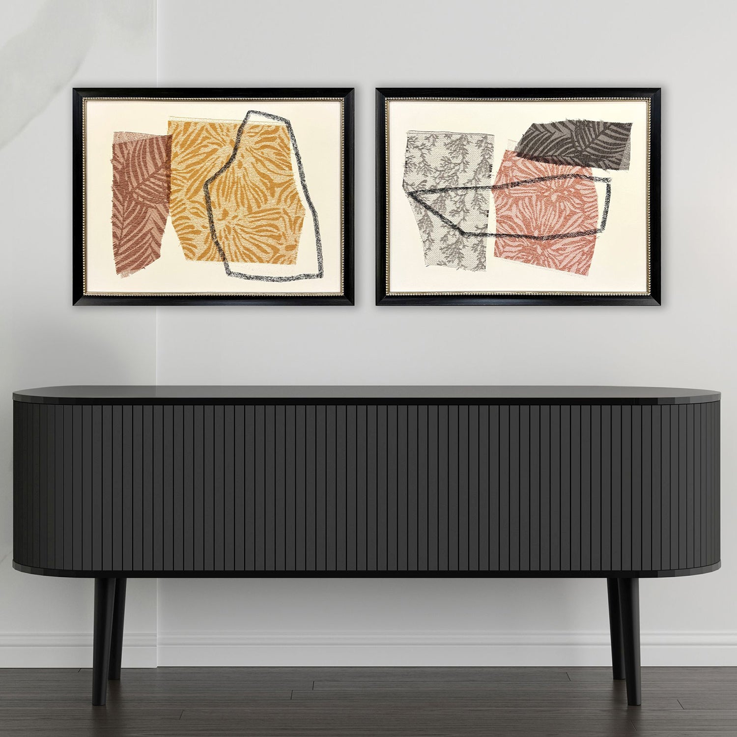 Hegre Bold Blends III Framed Artwork Set of 2