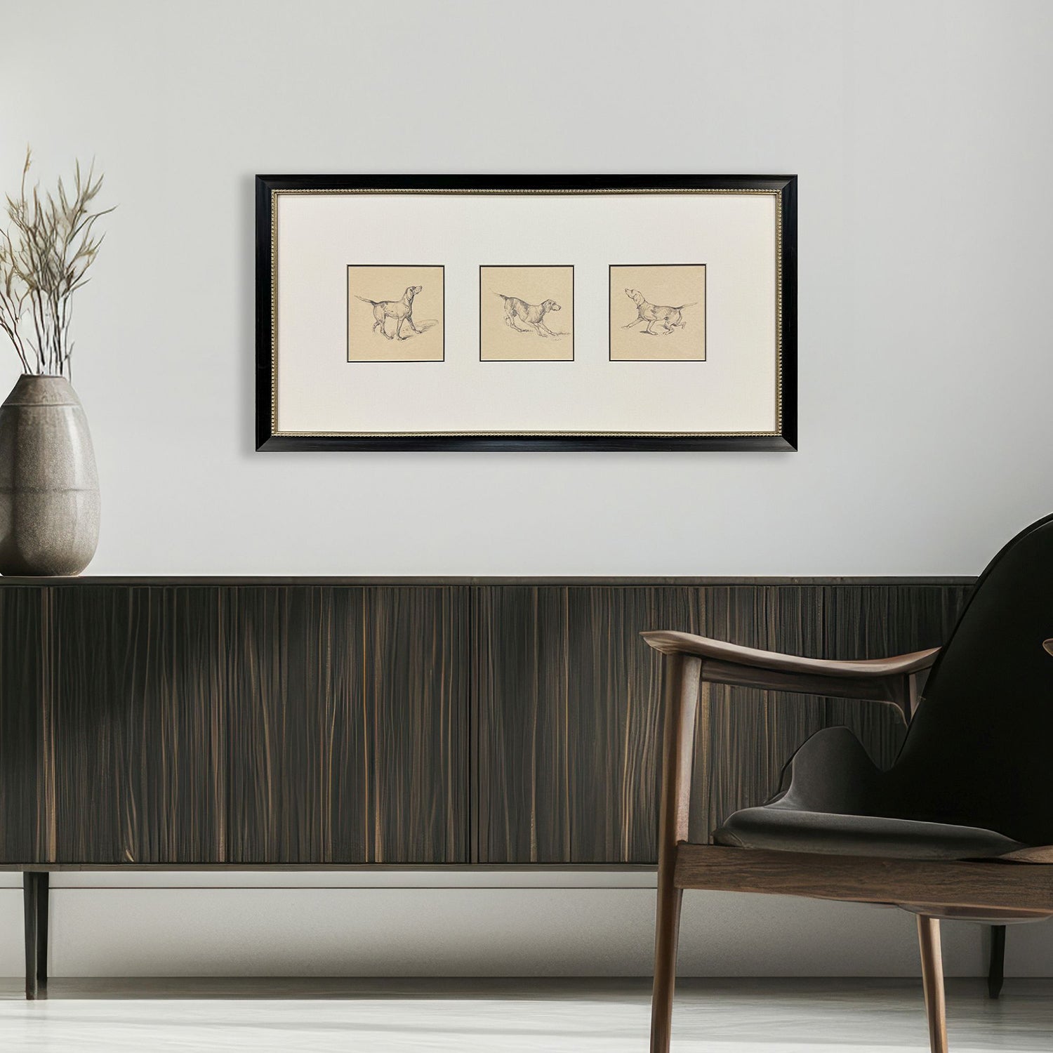 Bonington French Pointer Series Framed Artwork