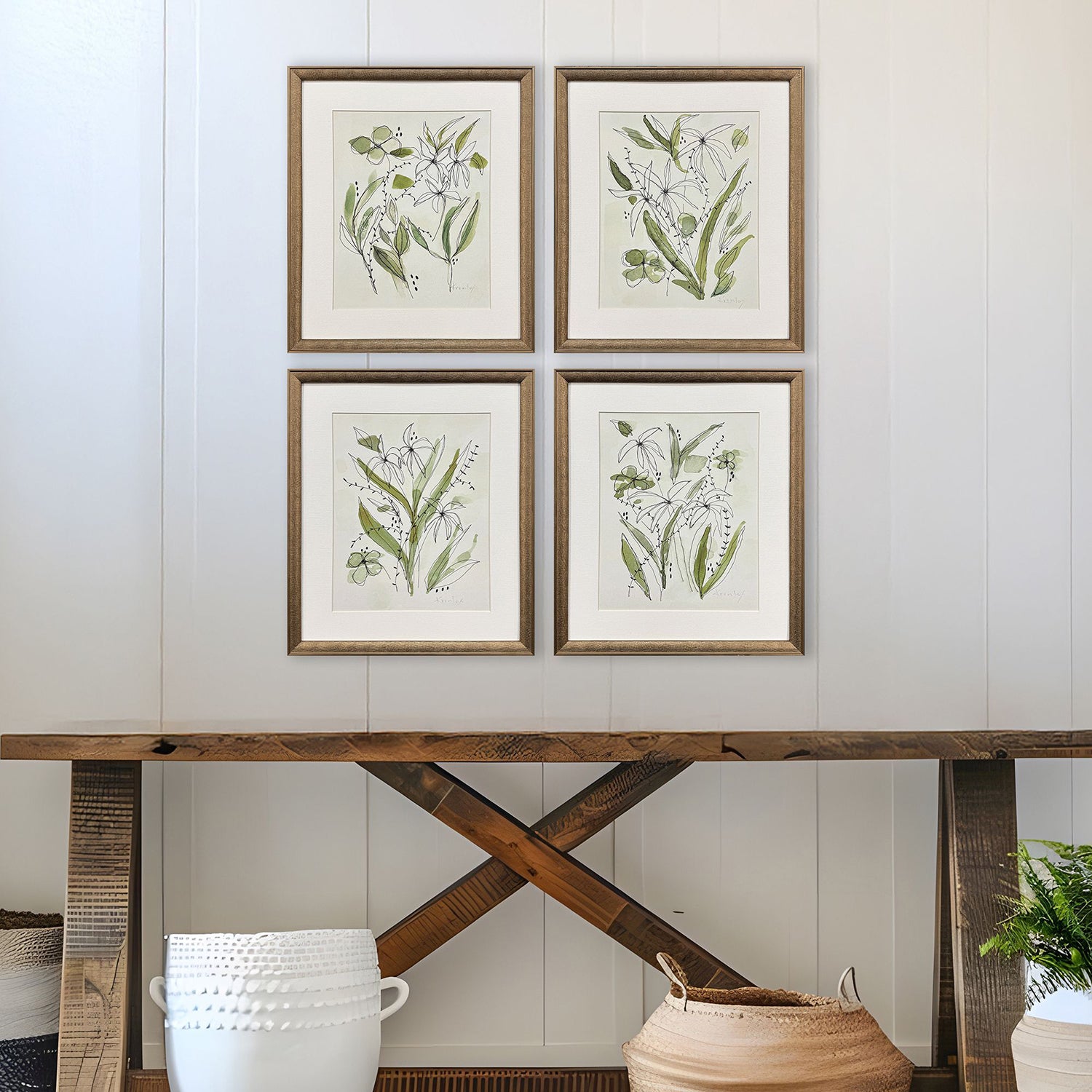 Krinlox Bliss Framed Artwork Set of 4