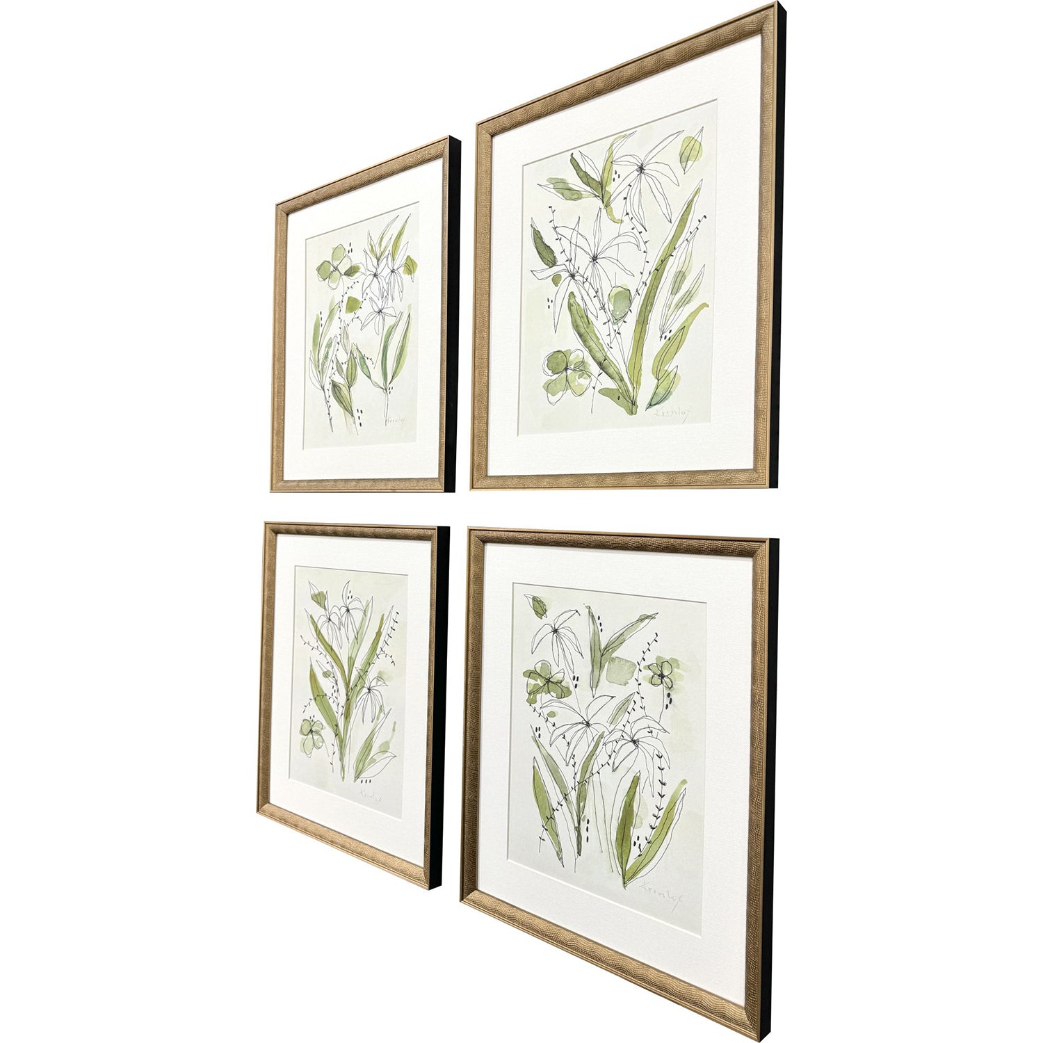 Krinlox Bliss Framed Artwork Set of 4