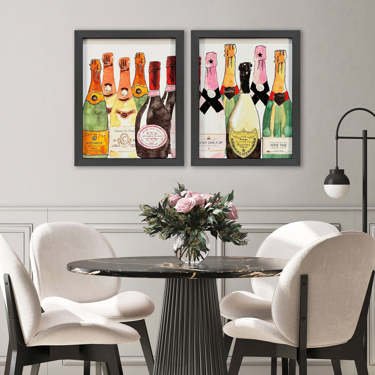 Charro Bubbly Framed Artwork Set of 2