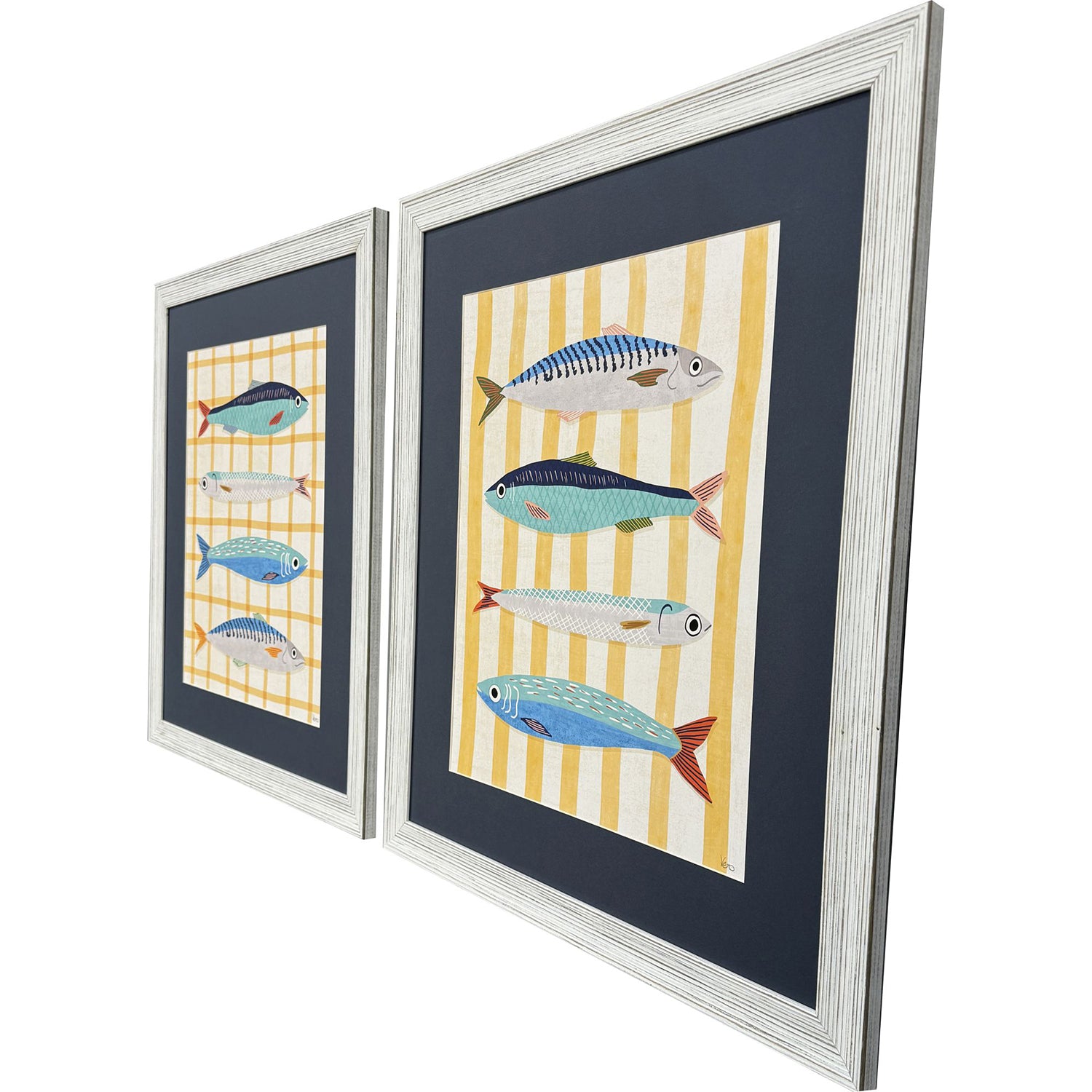 Vero Little Fish Framed Artwork Set of 2