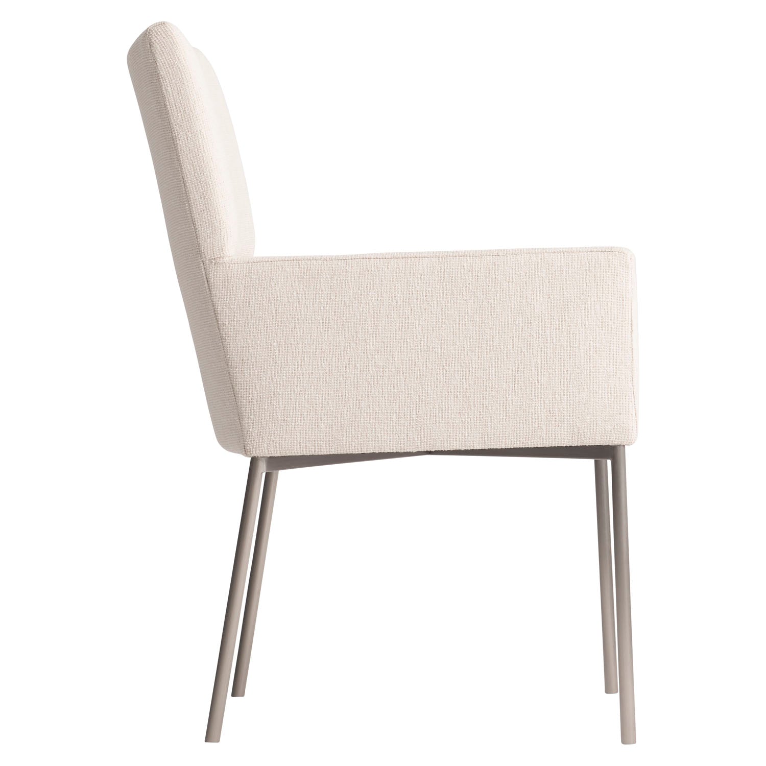Bernhardt Sereno Metal Base Arm Chair