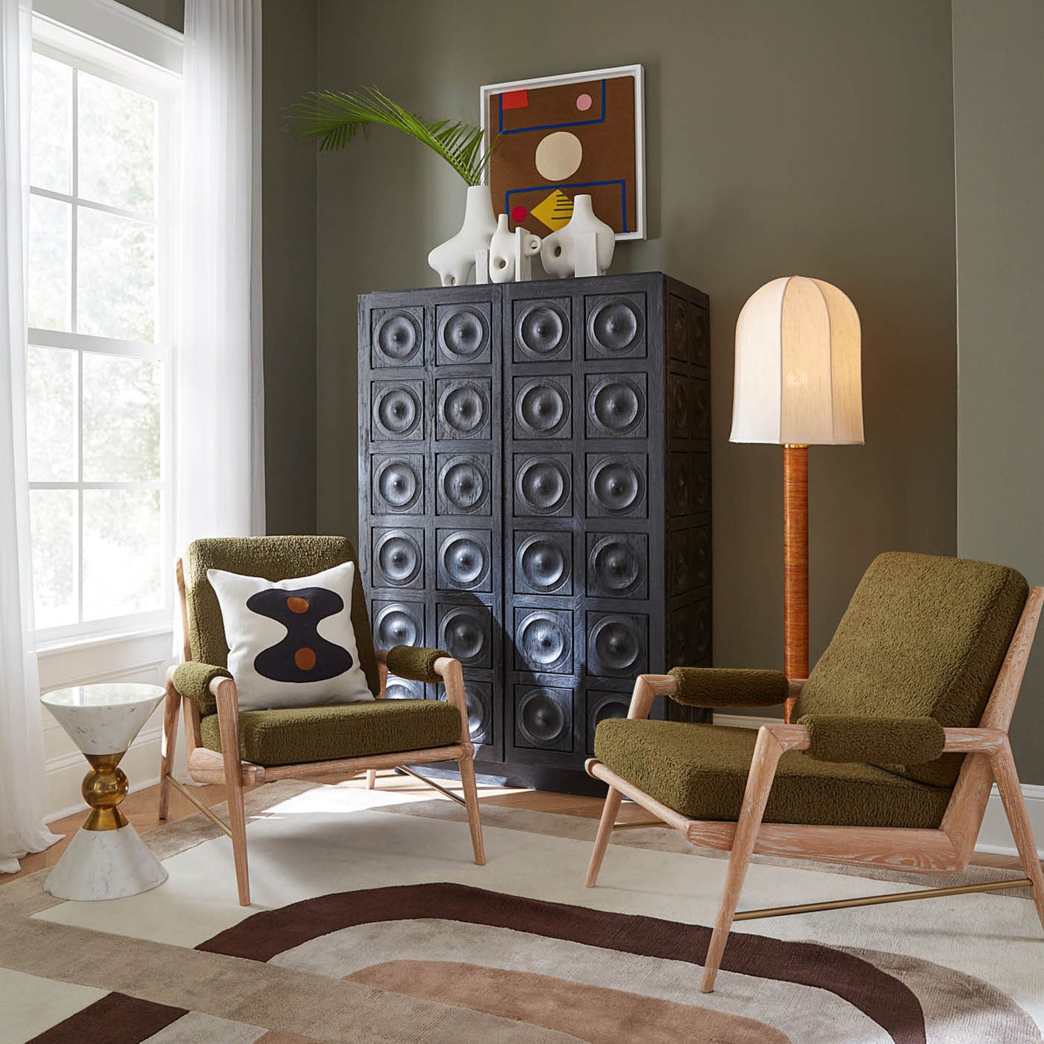 Jonathan Adler Toklas Square Throw Pillow