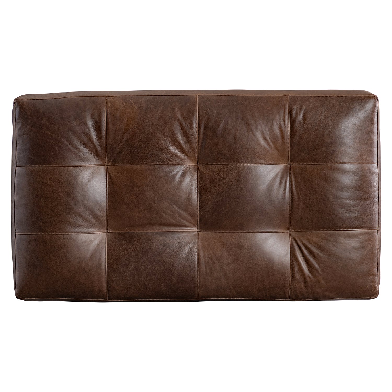Bernhardt Living Nest Leather Ottoman