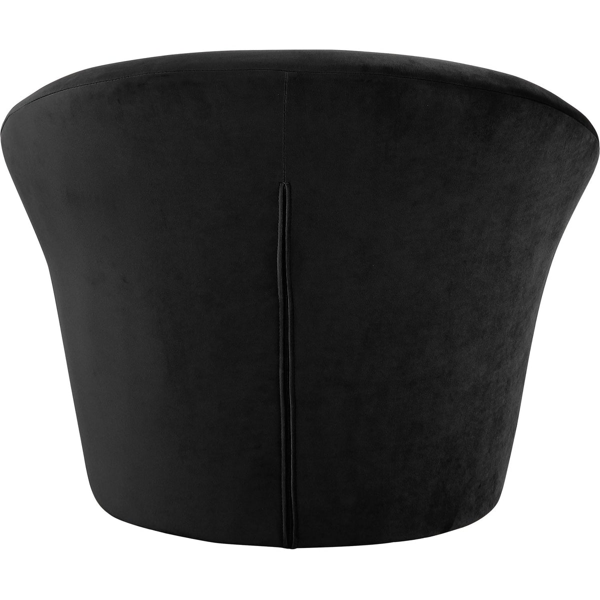 Tristan Black Velvet Upholstered Accent Chair