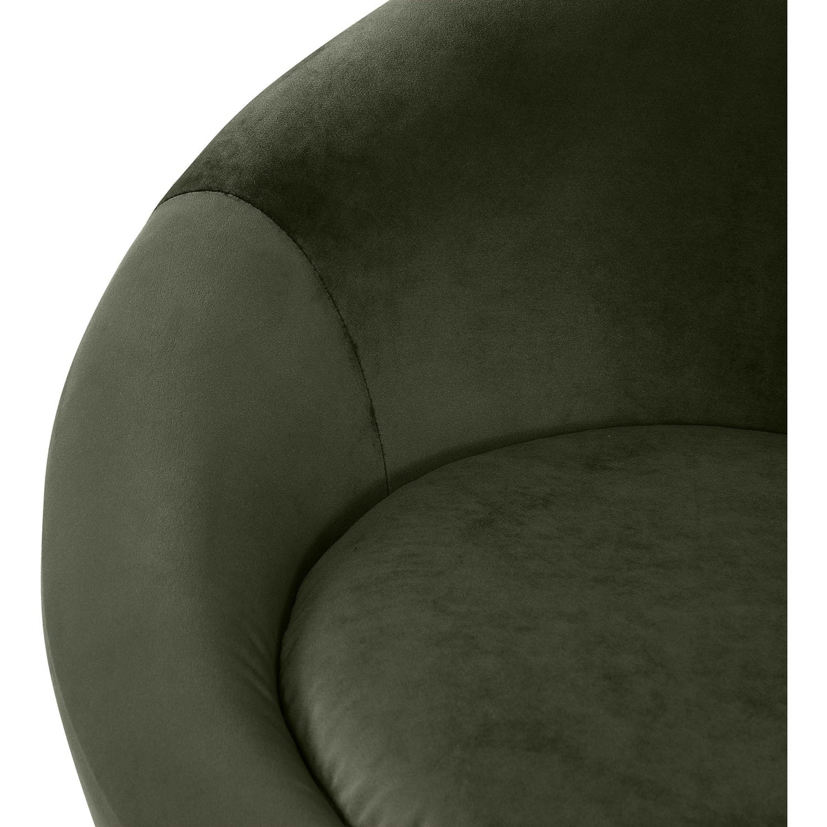 Tristan Green Velvet Upholstered Accent Chair