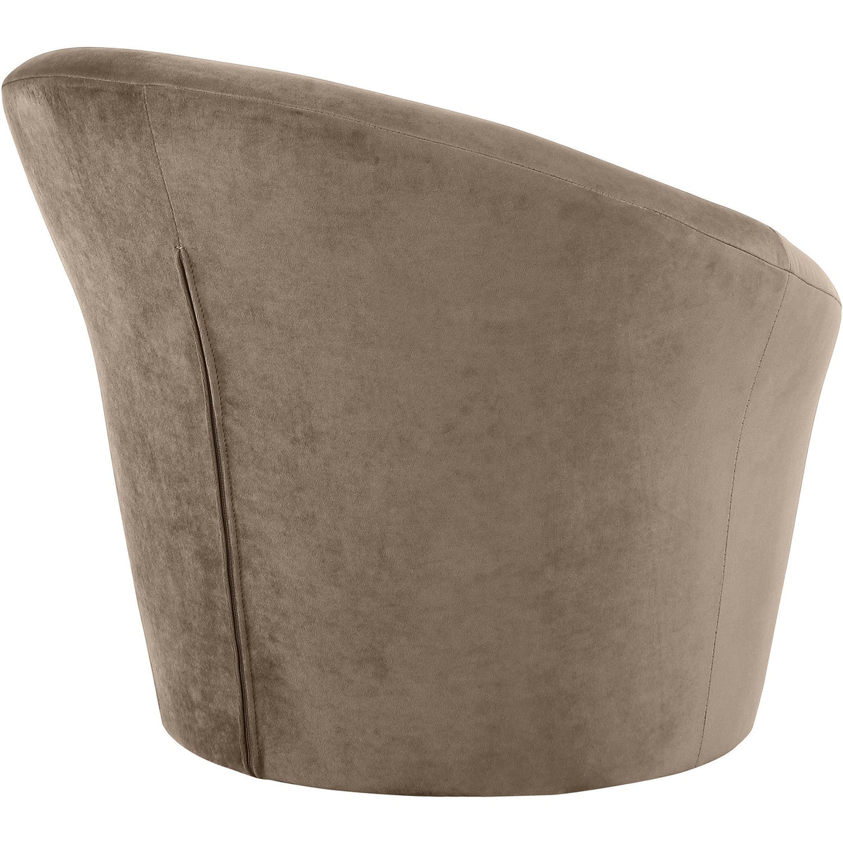 Tristan Taupe Velvet Upholstered Accent Chair