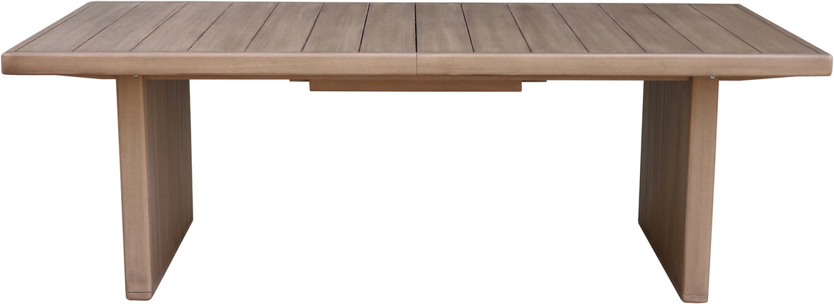 Solace 88.5in 114.75in Natural Acacia Wood Outdoor Patio Dining Table