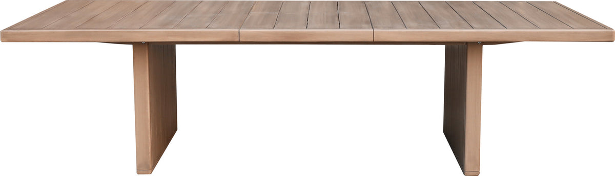 Solace 88.5in 114.75in Natural Acacia Wood Outdoor Patio Dining Table