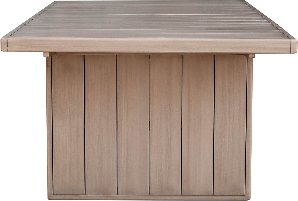 Solace 88.5in 114.75in Natural Acacia Wood Outdoor Patio Dining Table