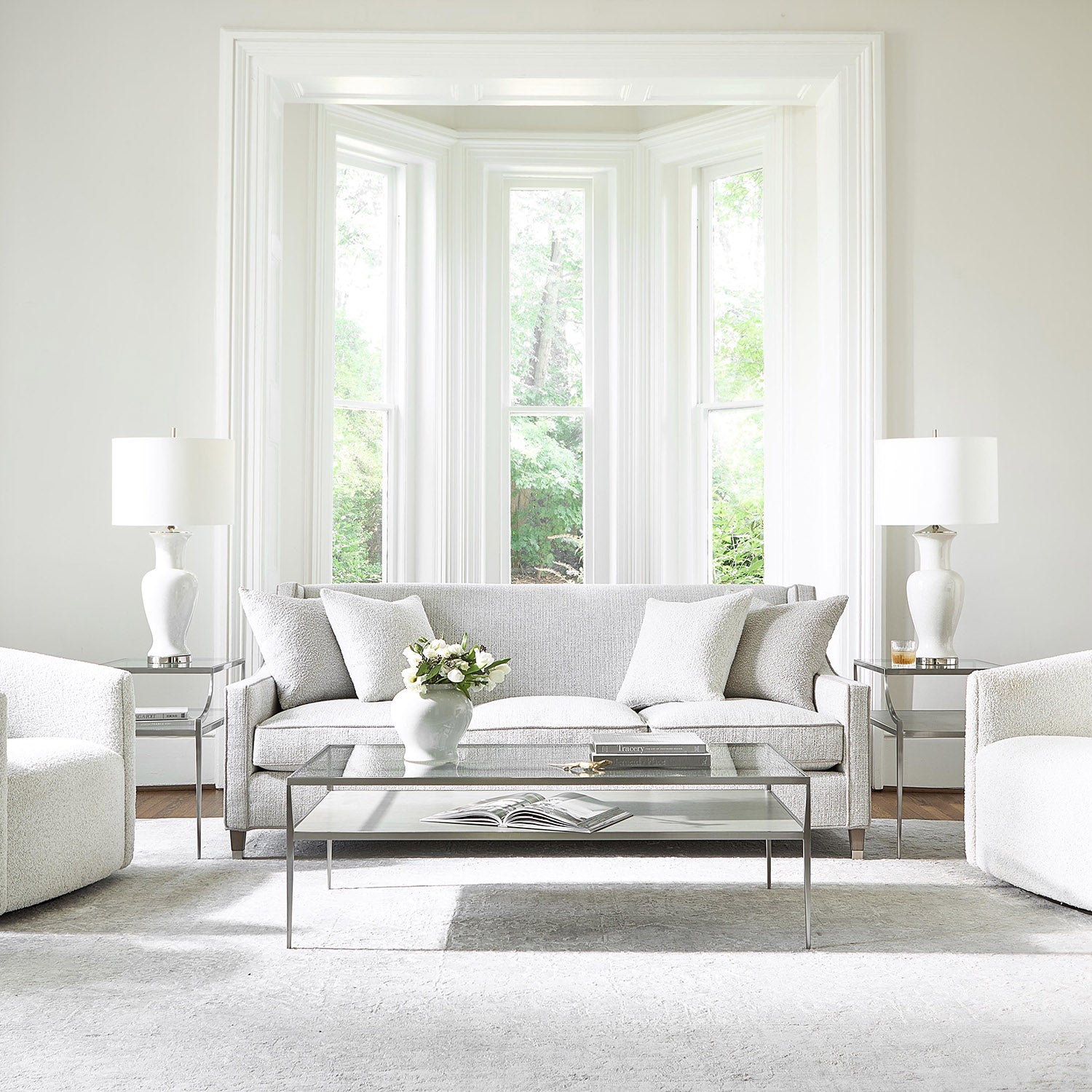 Bernhardt Cornelia Glass Cocktail Table