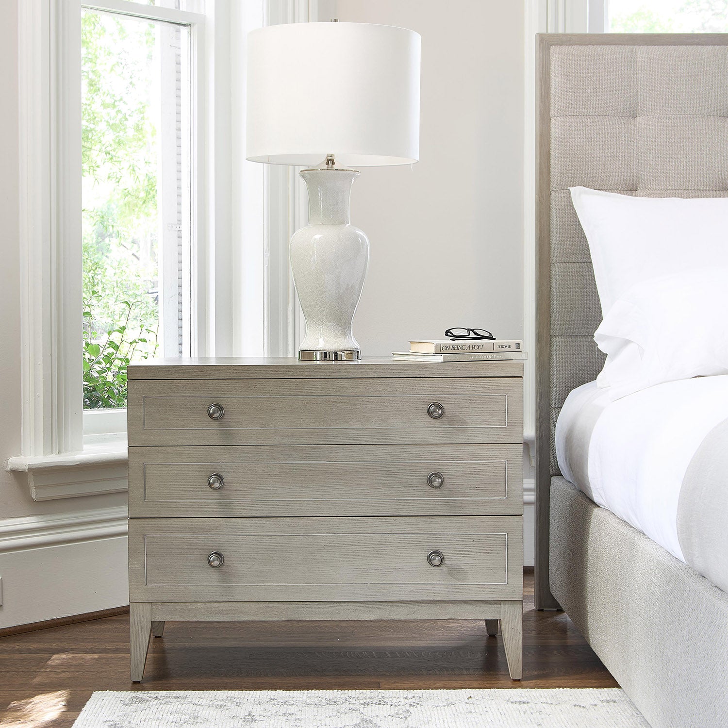 Bernhardt Cornelia 3 Drawer Nightstand