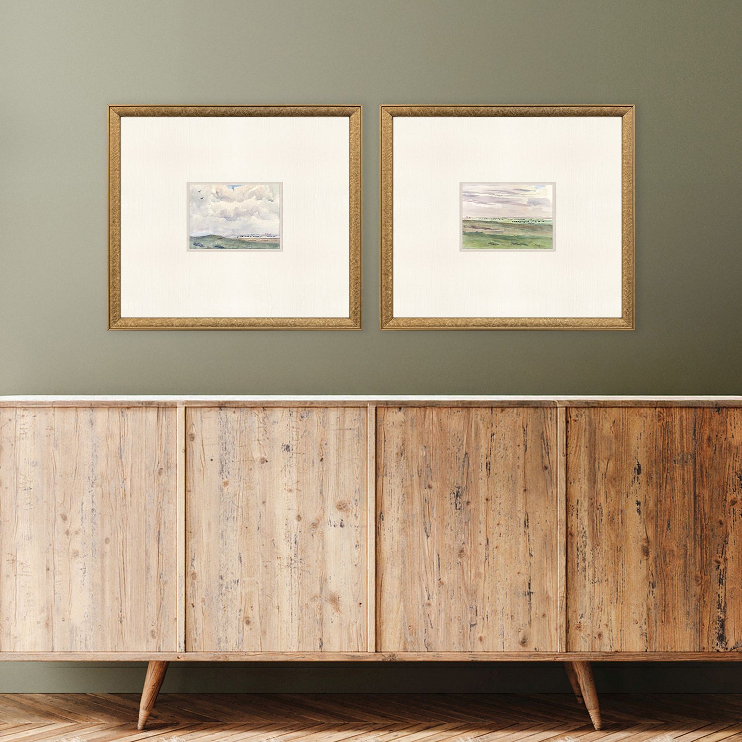Malanta Knowles Meadow/Plains Framed Art Set of 2