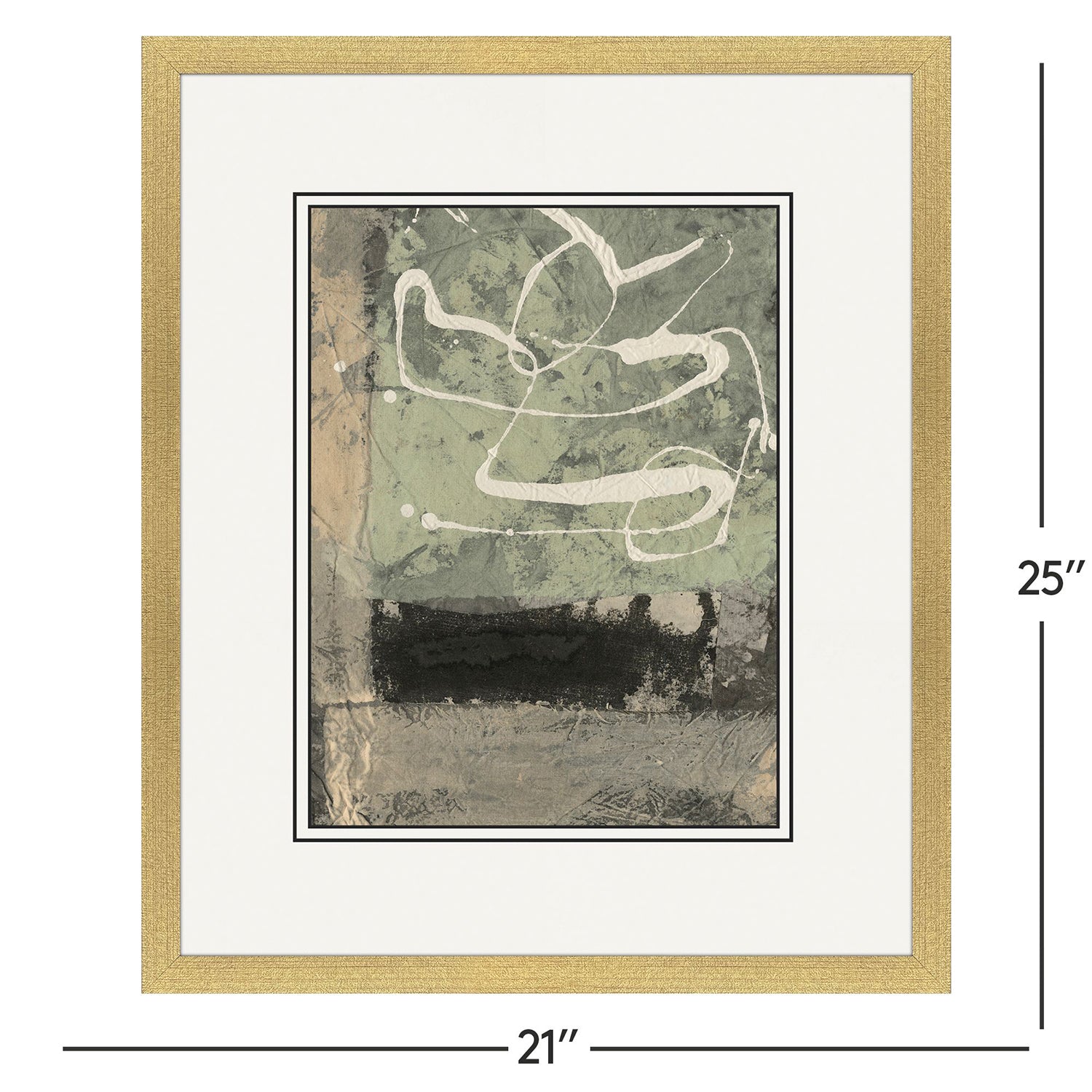Sarah Lang Textural Echo II Framed Art Set of 3