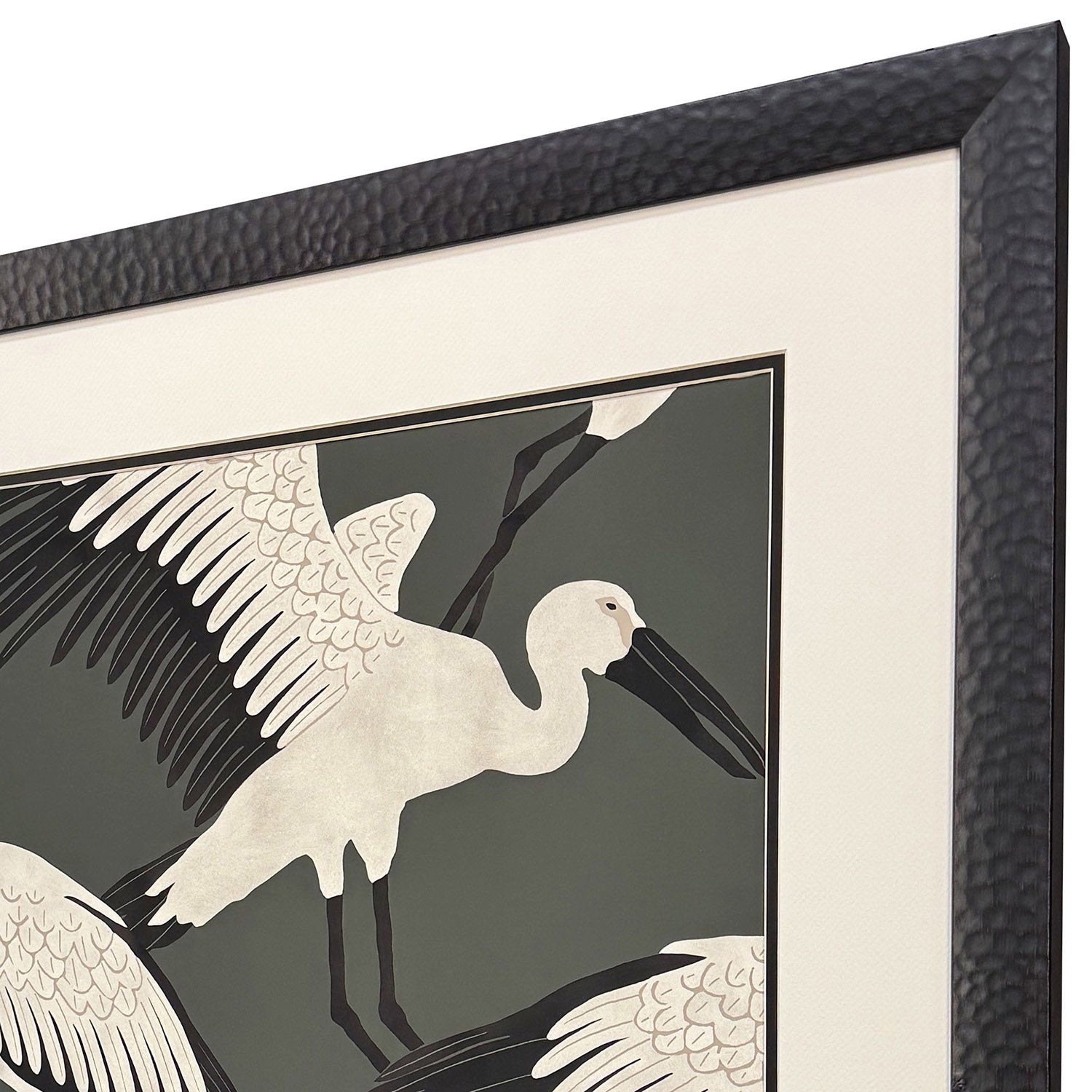 Jordan Glassco-Smith Stork Storm Swoop Framed Art