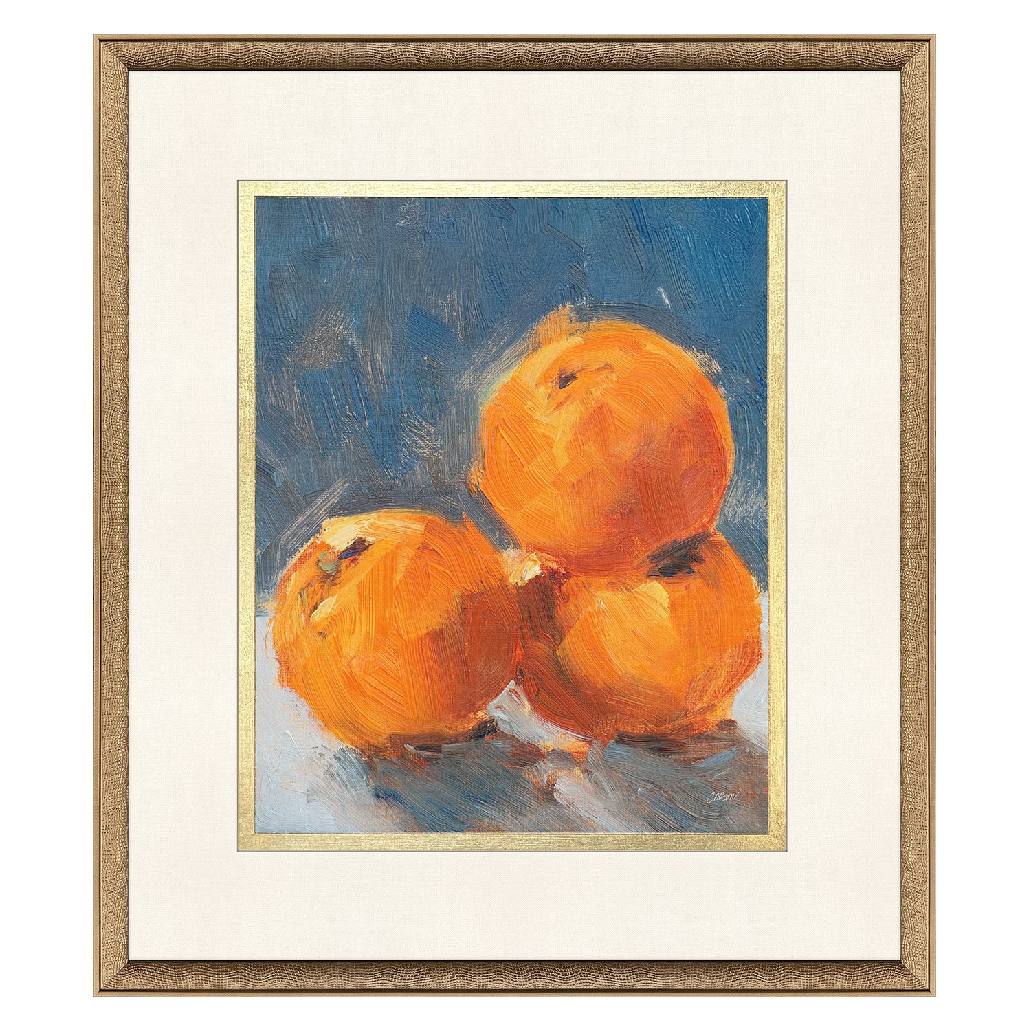 Jordan Glassco-Smith Orange Stack Framed Art
