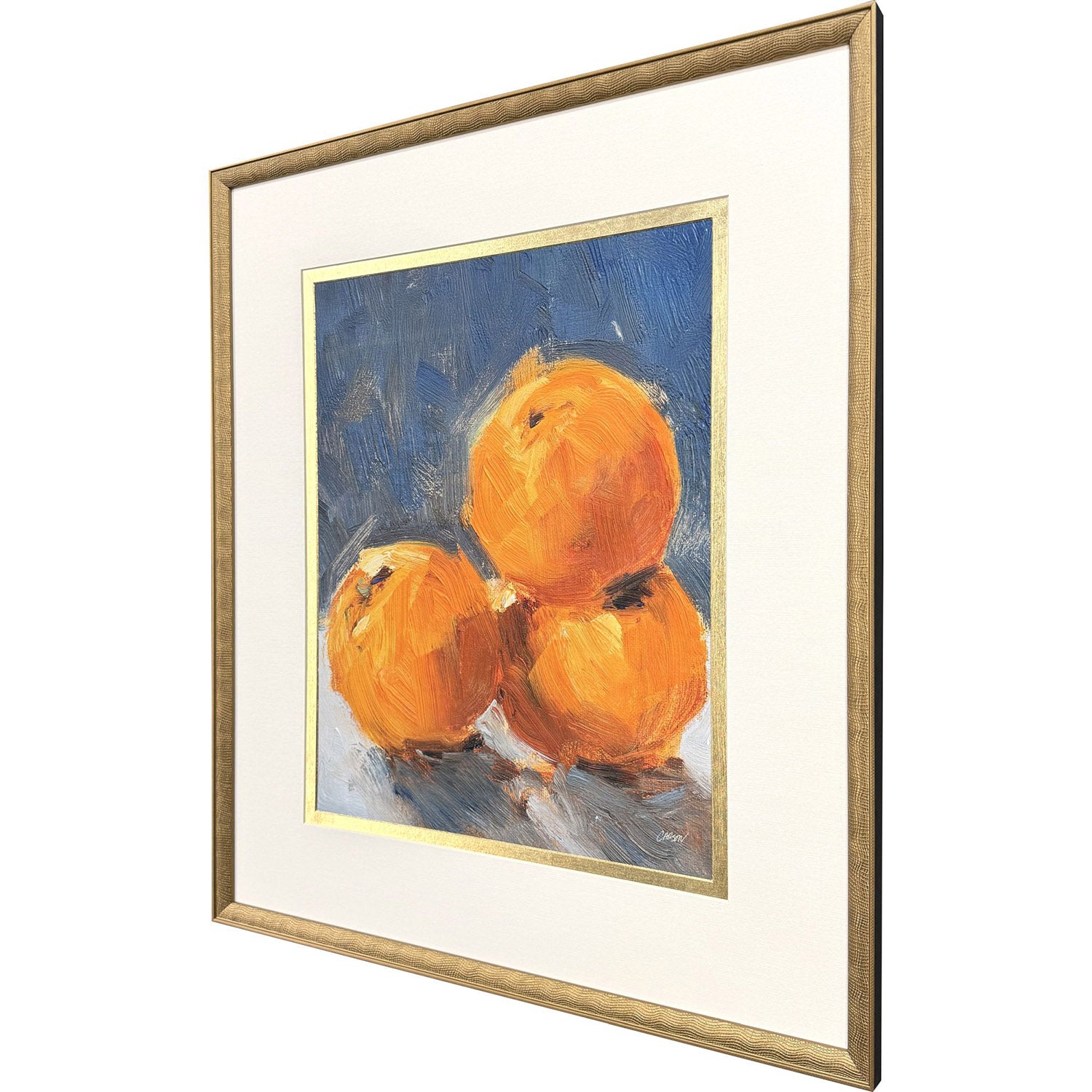 Jordan Glassco-Smith Orange Stack Framed Art