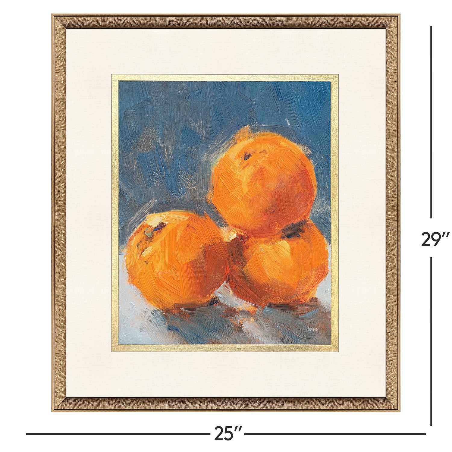 Jordan Glassco-Smith Orange Stack Framed Art