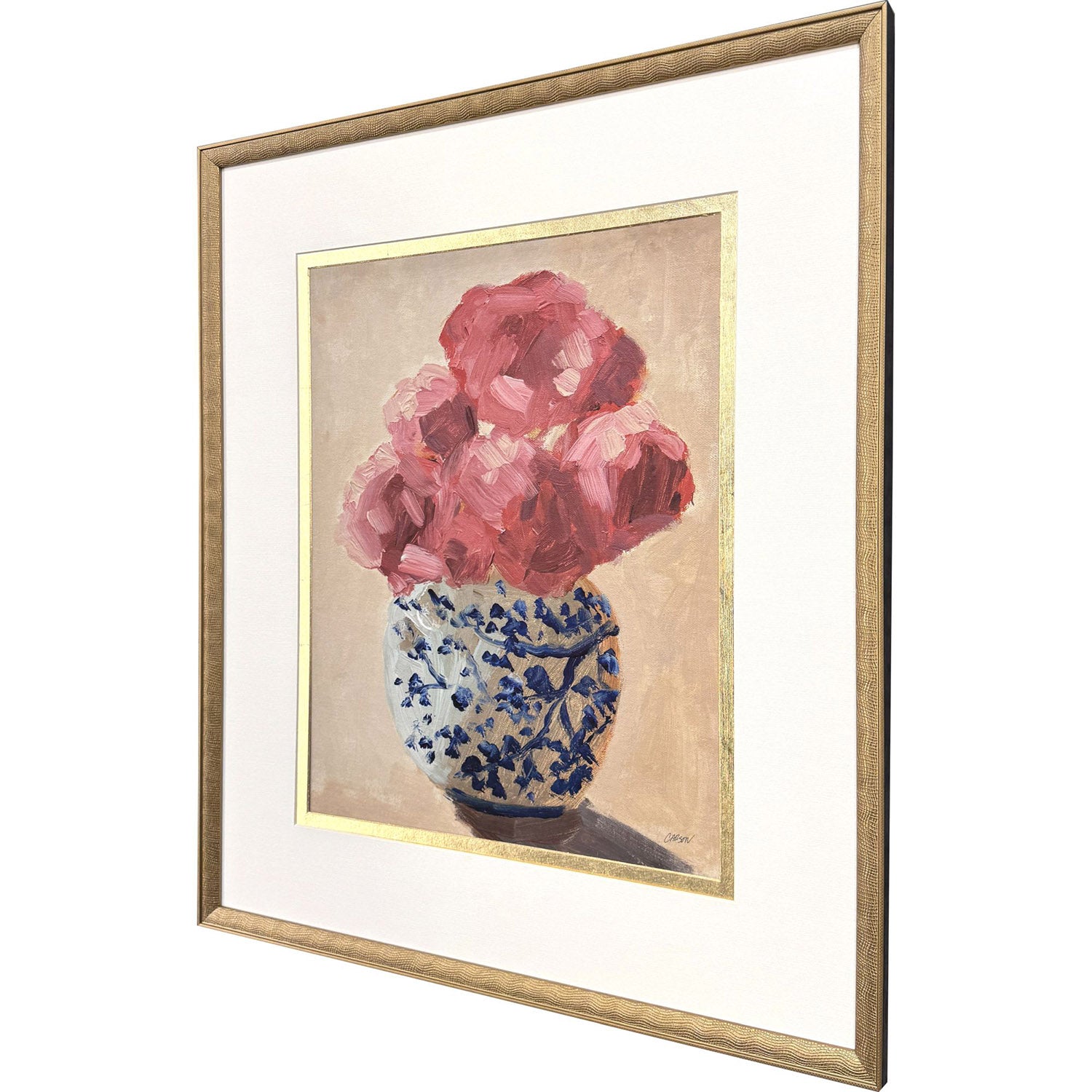 Jordan Glassco-Smith Peonie Chinoserie Framed Art