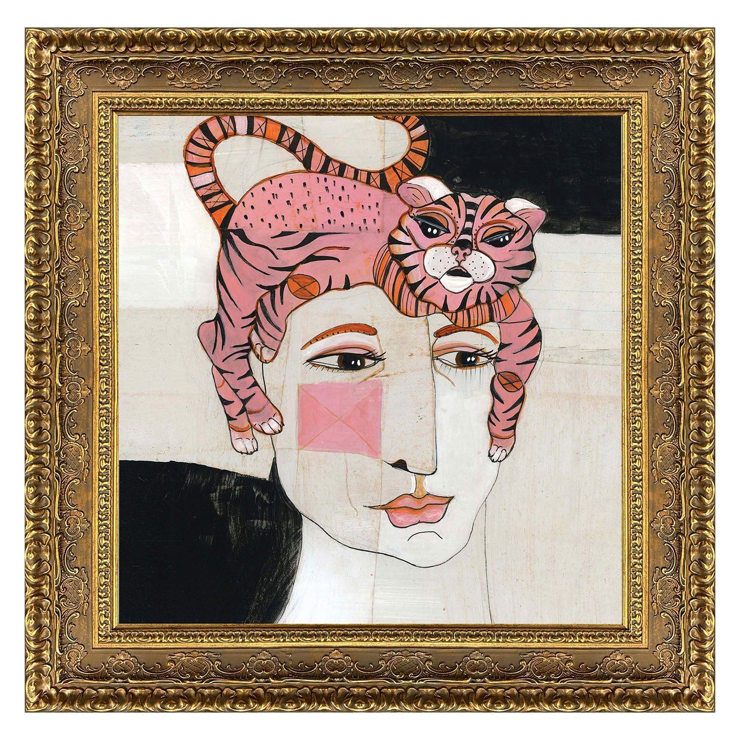 Malanta Knowles Cat Hair Framed Art