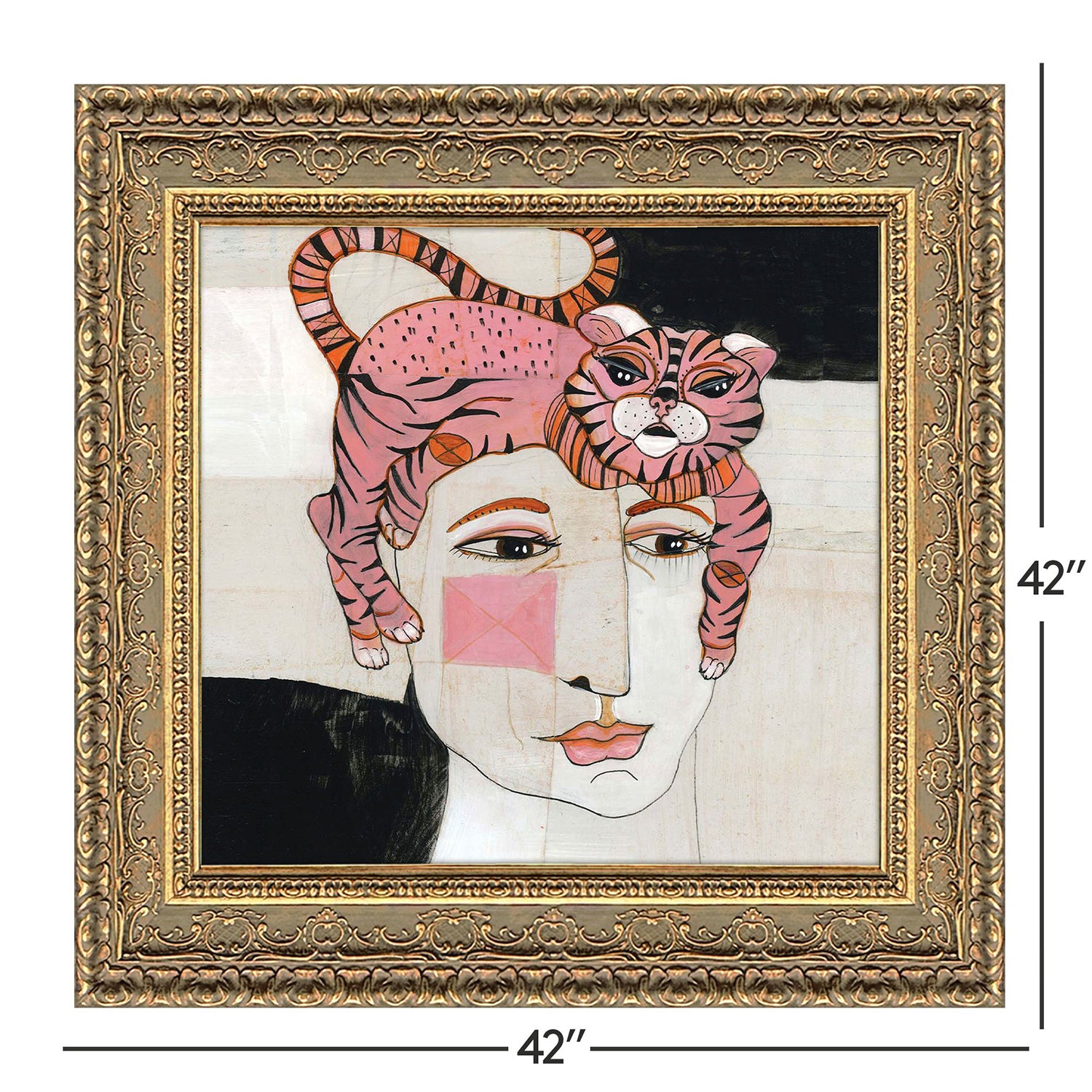 Malanta Knowles Cat Hair Framed Art